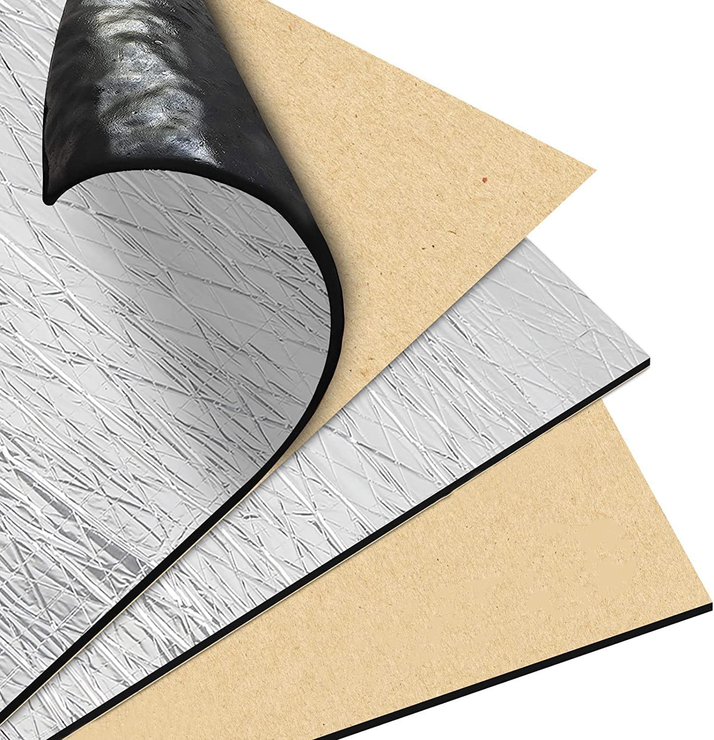 196 Mil 37 Sqft Car Sound Deadener Deadening Mat Audio Noise and Heat Shield Ins
