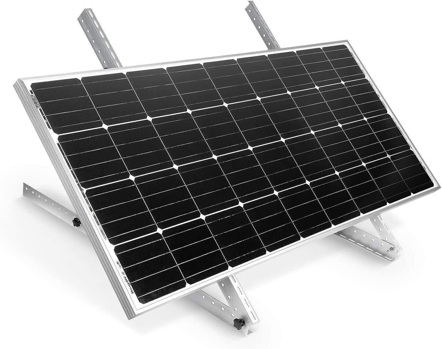 Solar Panel RV Tilt Mount (45/47in）Brackets Roof Flat Surface Adjustable Frame