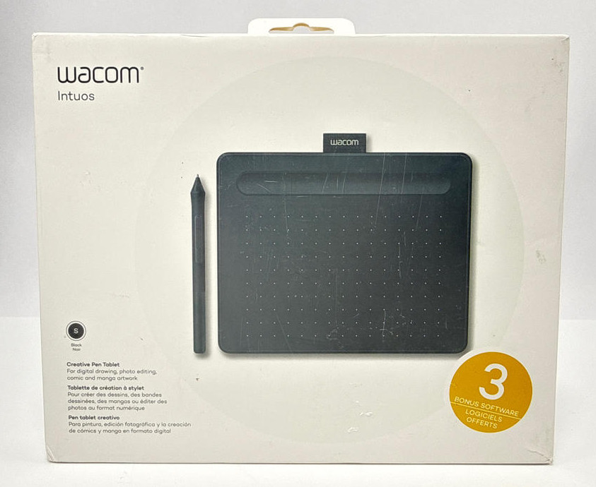 Wacom Intuos Small Graphics Drawing Tablet Black Chromebook Mac Windows