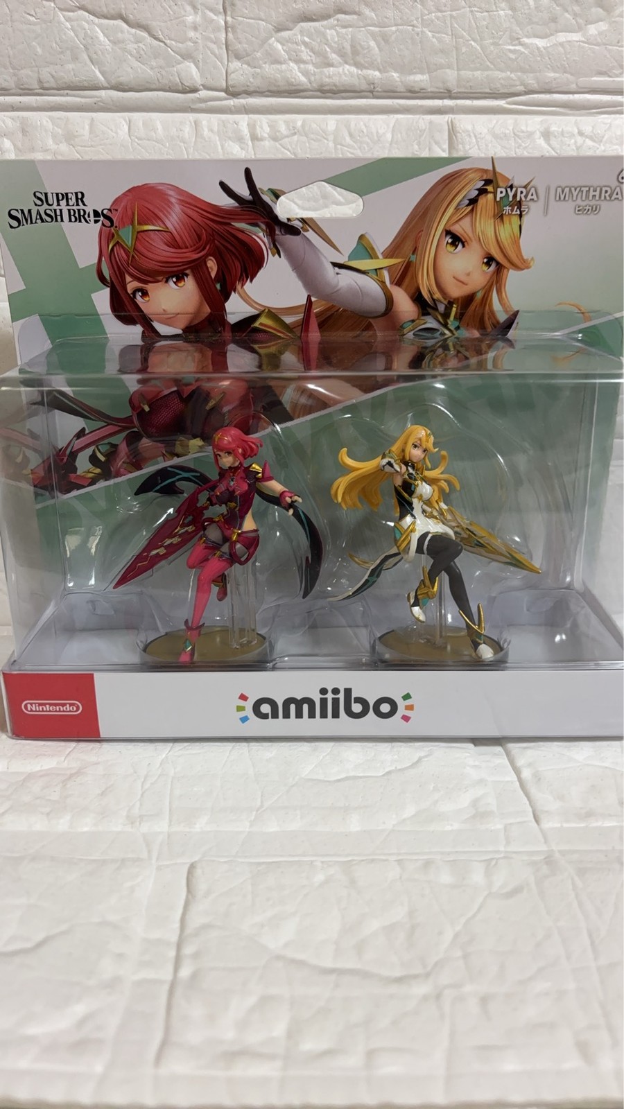 Nintendo amiibo Homura Hikari Pyra Mythra Double Set Super 2023 Smash Bros. 4