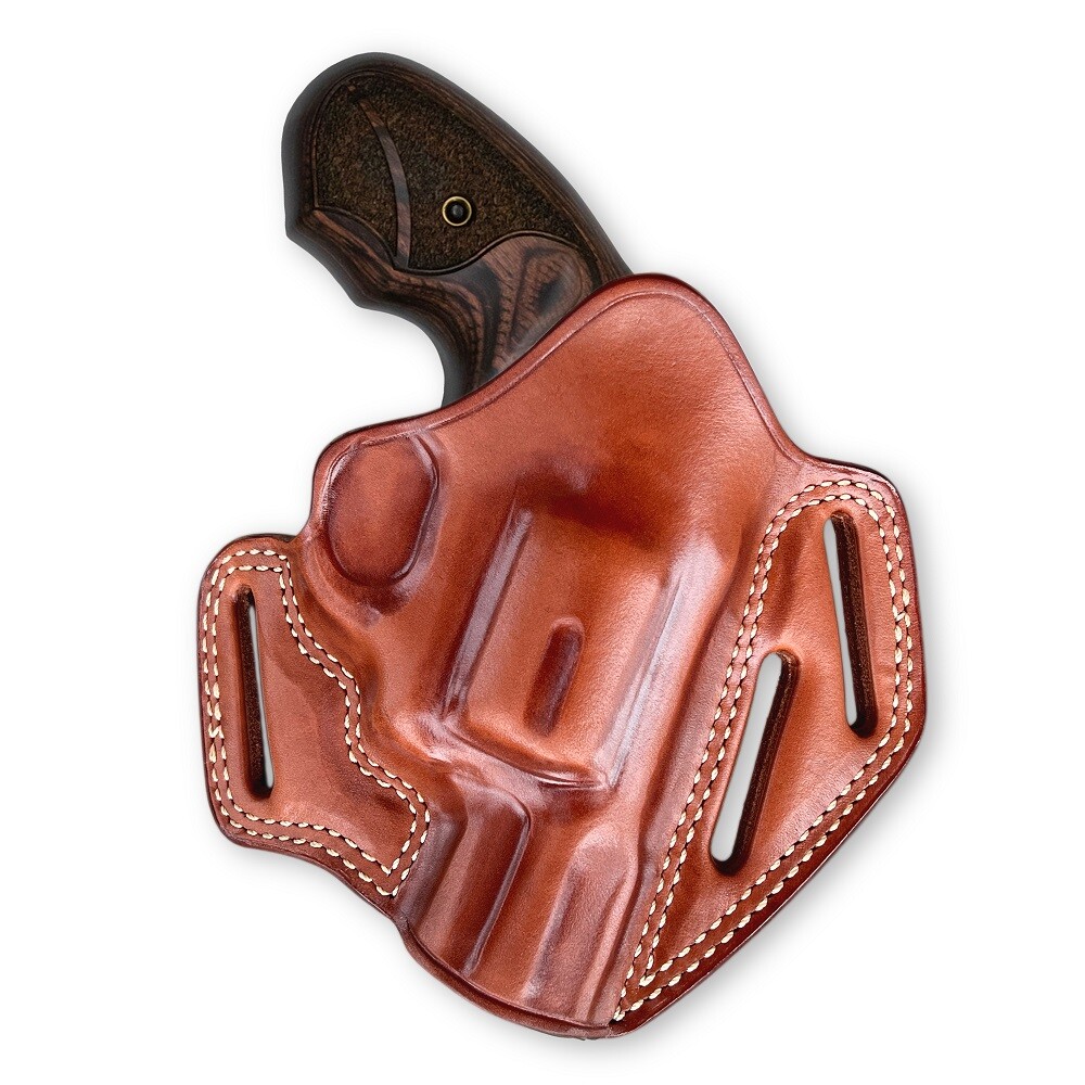 Leather OWB Pancake Holster Fits, Colt Cobra New 38 Special 2'' Barrel RH #1495#