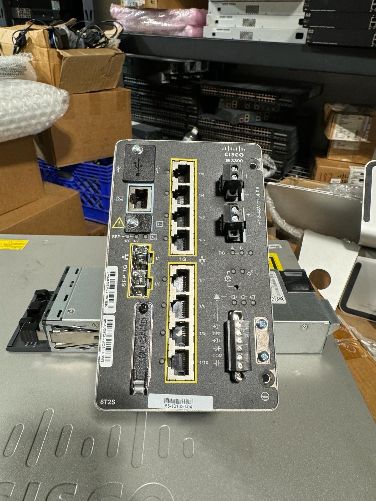Cisco IE-3300-8T2S-E Industrial Ethernet Switch