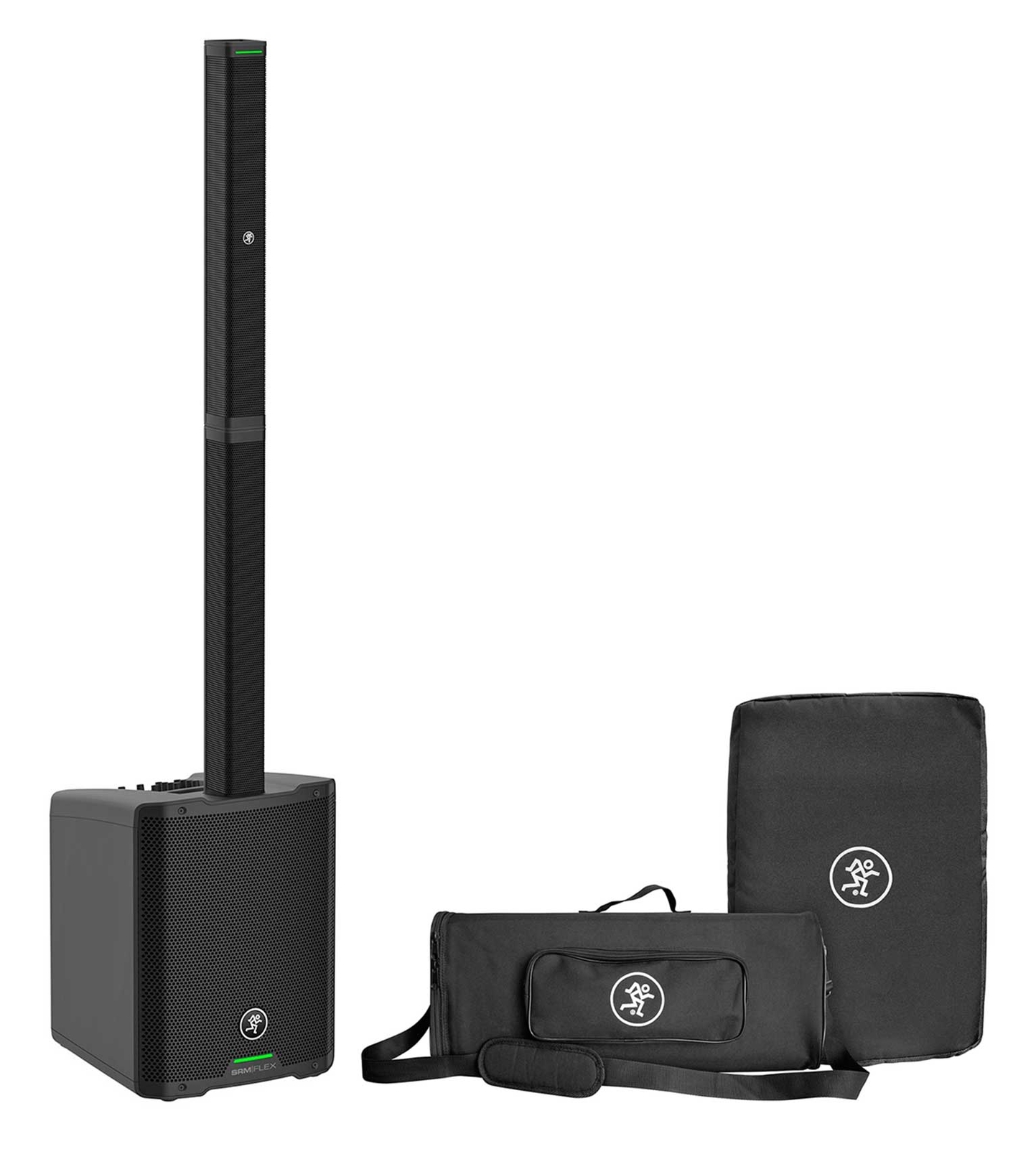 Mackie SRM-Flex 1300w Line Array DJ Speaker PA System w/Sub+Se Electronics Mic