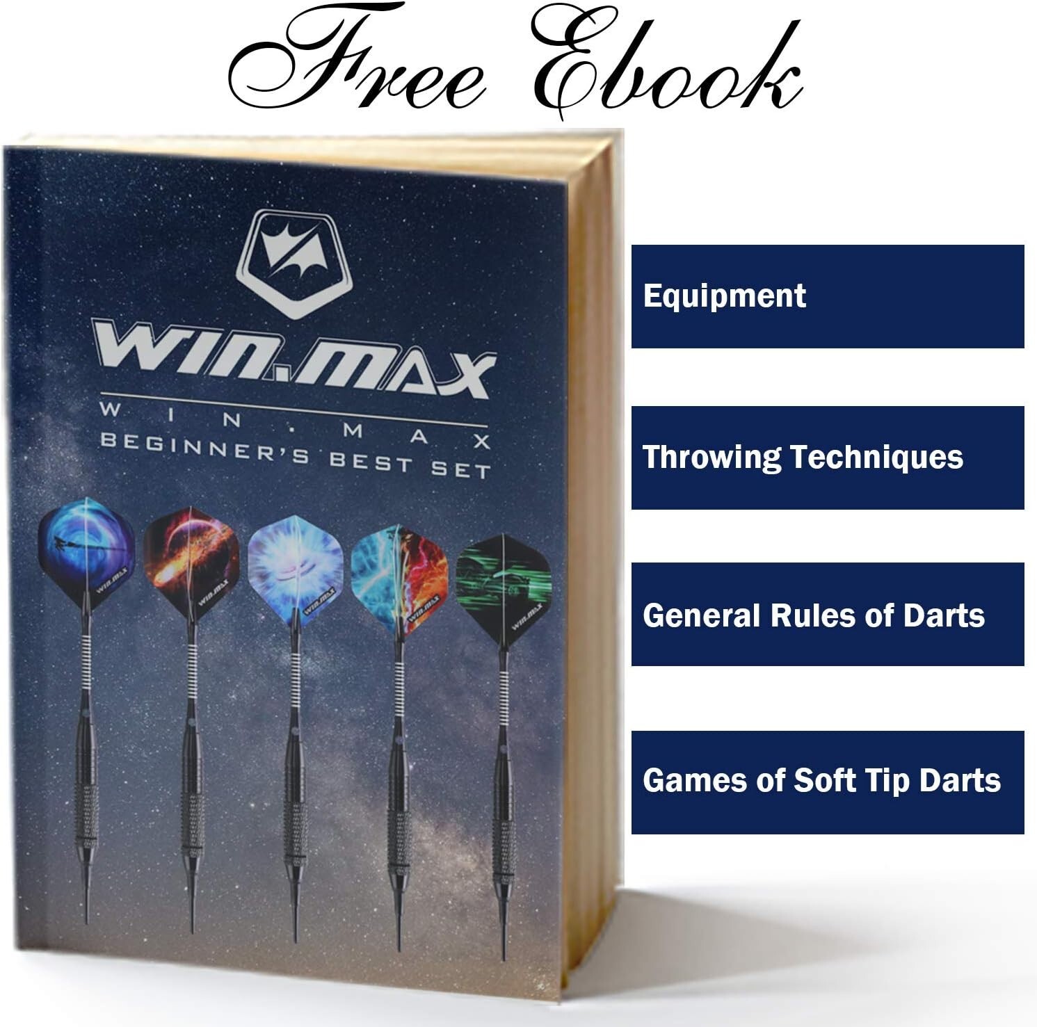 Soft Tip Darts Set - 12 Pcs 18g with 100 Tips & Accessories for Electronic Board
