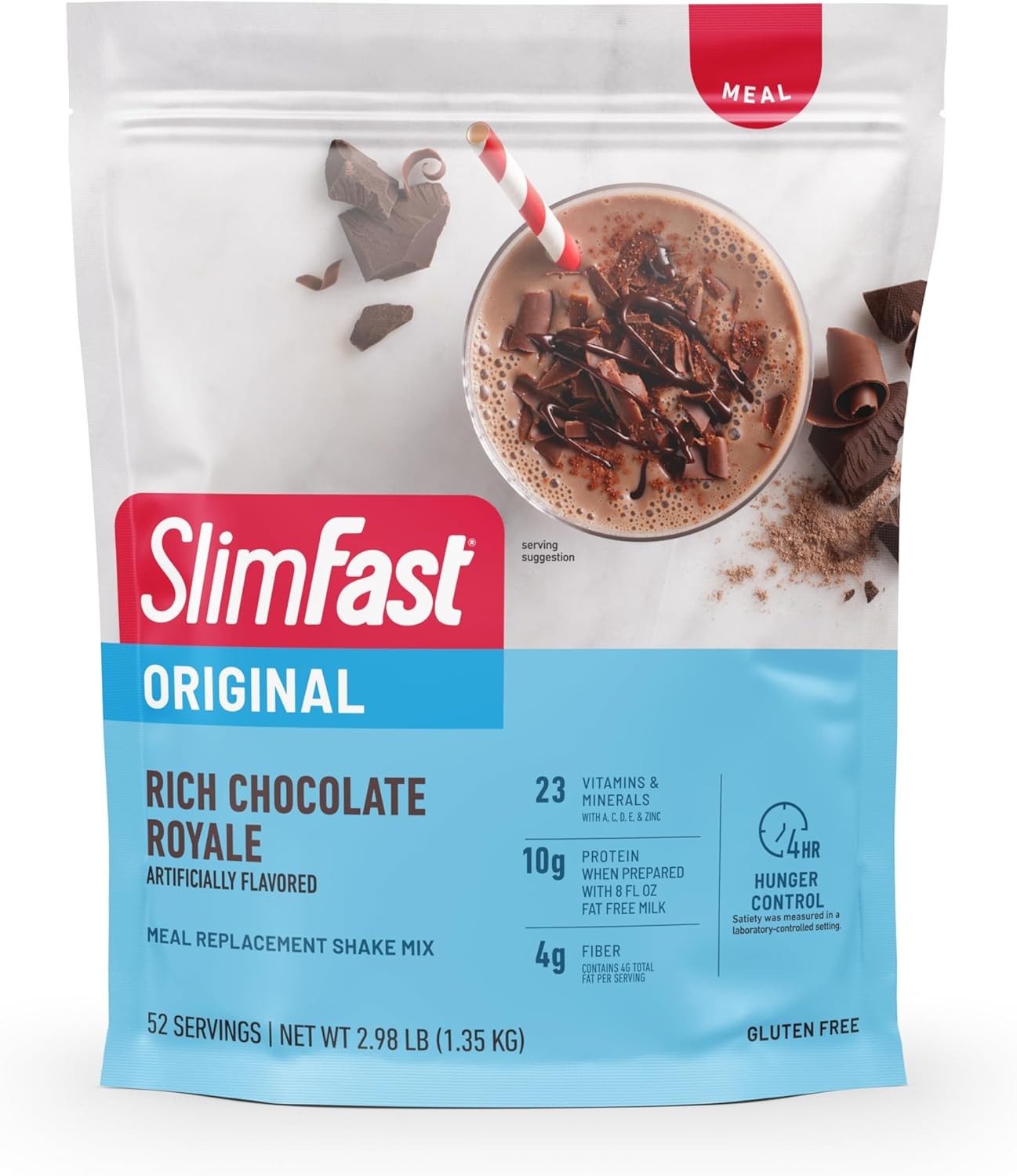 SlimFast Meal Replacement Powder, Original Rich 2.98 Pound (Pack of 1)