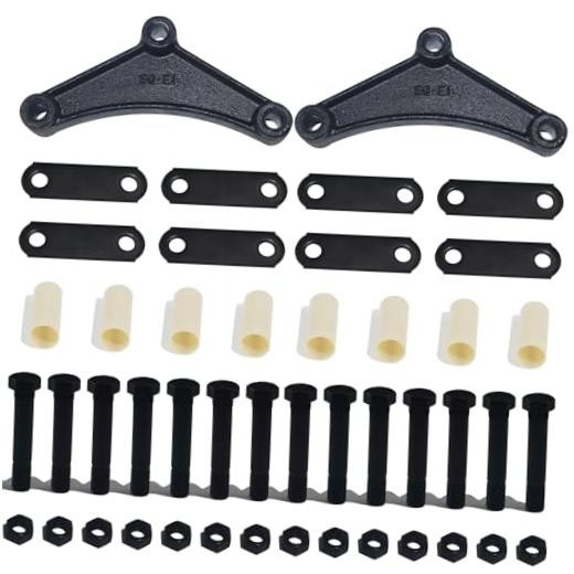 Trailer Shackle Kit,Single Trailer Axle Shackle Kit for Double Eye Spring