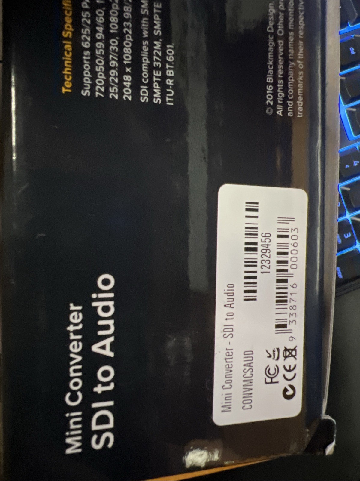 NEW Blackmagic Design Mini Converter SDI Distribution CONVMSDIDA
