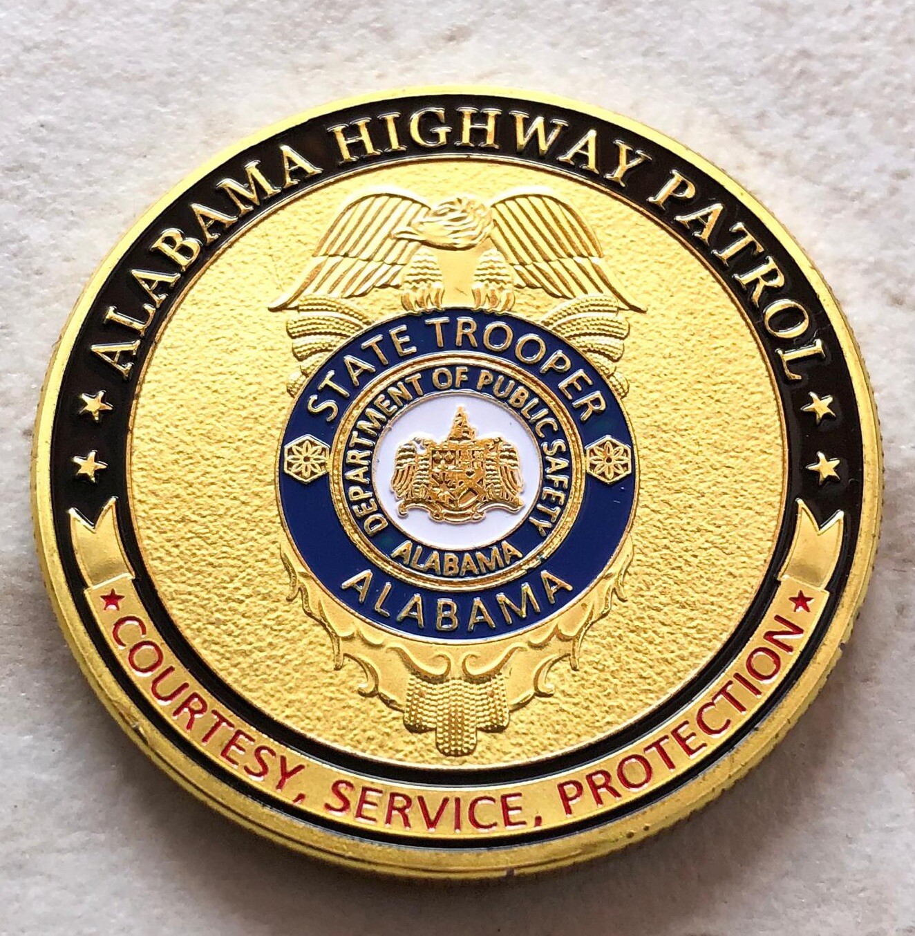 ALABAMA HIGHWAY PATROL Challenge Coin