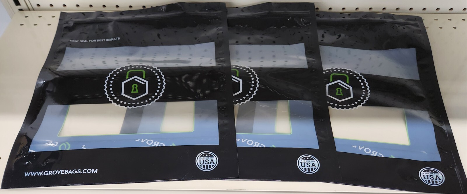 🌴Grove Bags Terploc 1/2 Lb 3 Pack Lot Free Shipping🌴