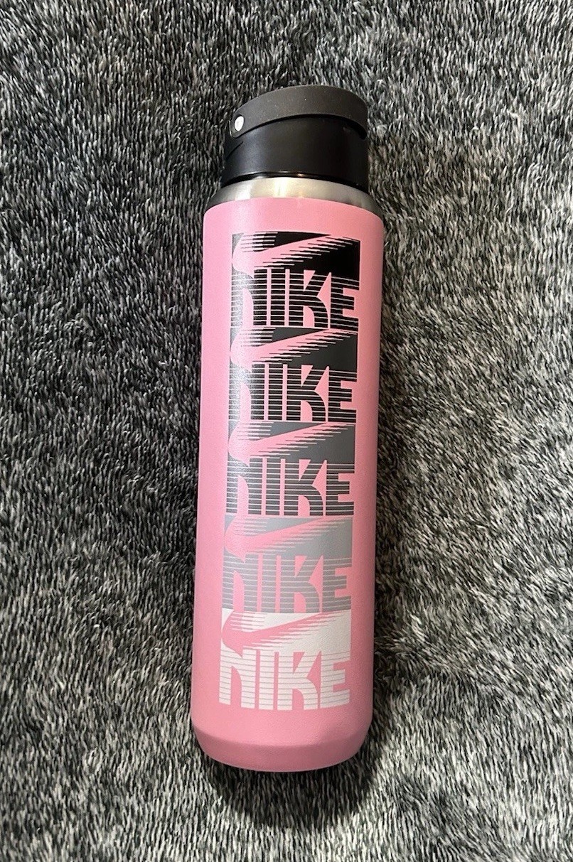 Nike Stainless Steel 24 Oz. Unisex Pink Chug Bottle NEW (JC)