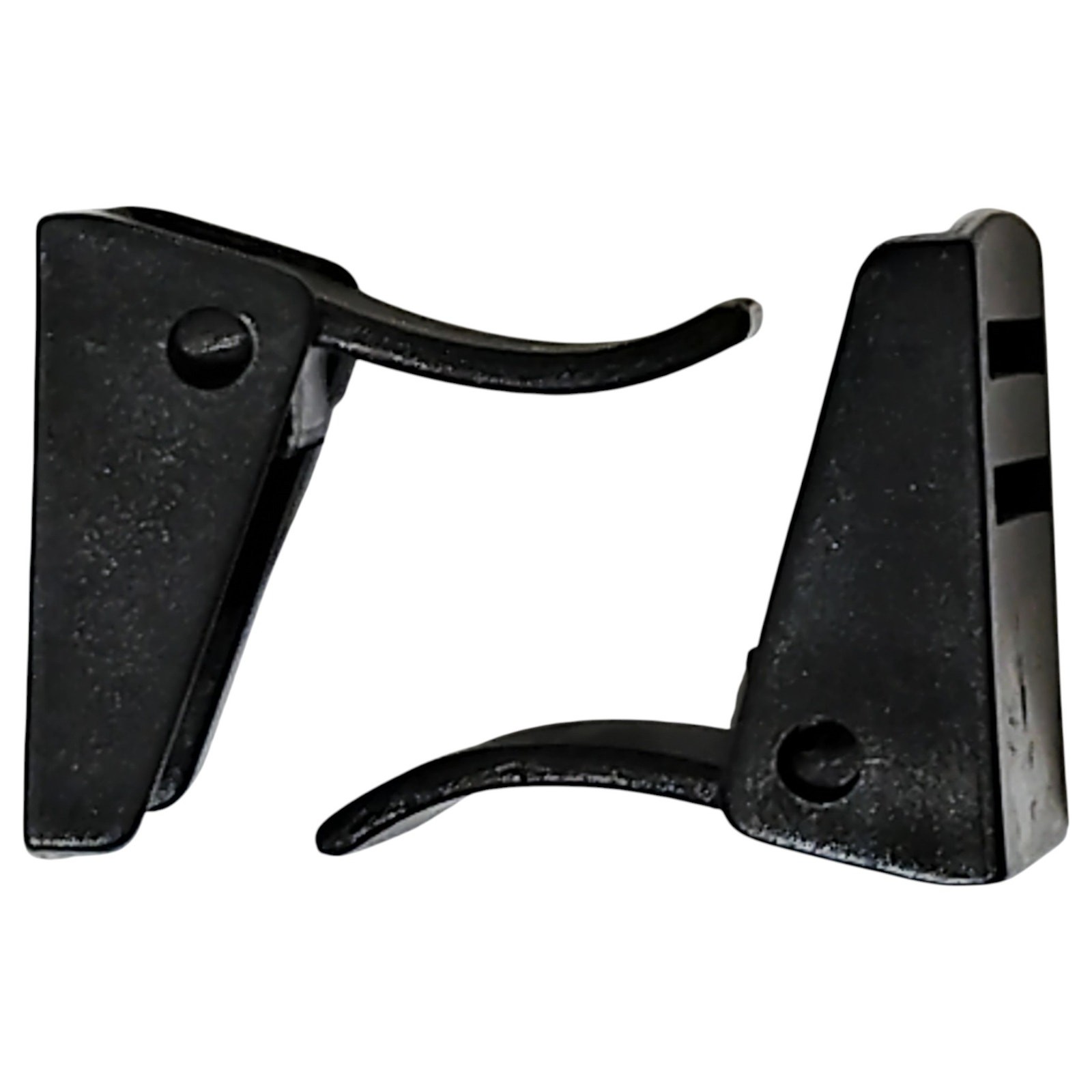 8pk Black Plastic Cam Buckles – 1" Webbing Clips, Lightweight Strap Fasteners