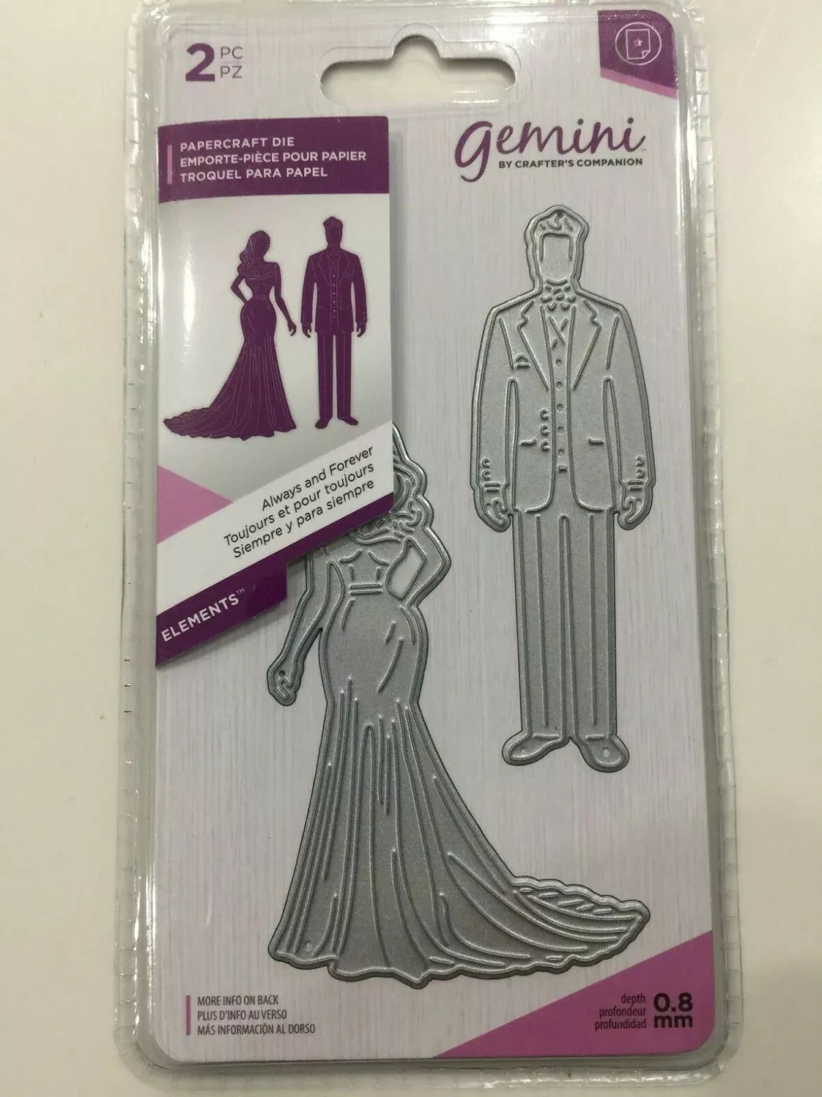 crafter's companion always & forever die set 665513 NEW C46