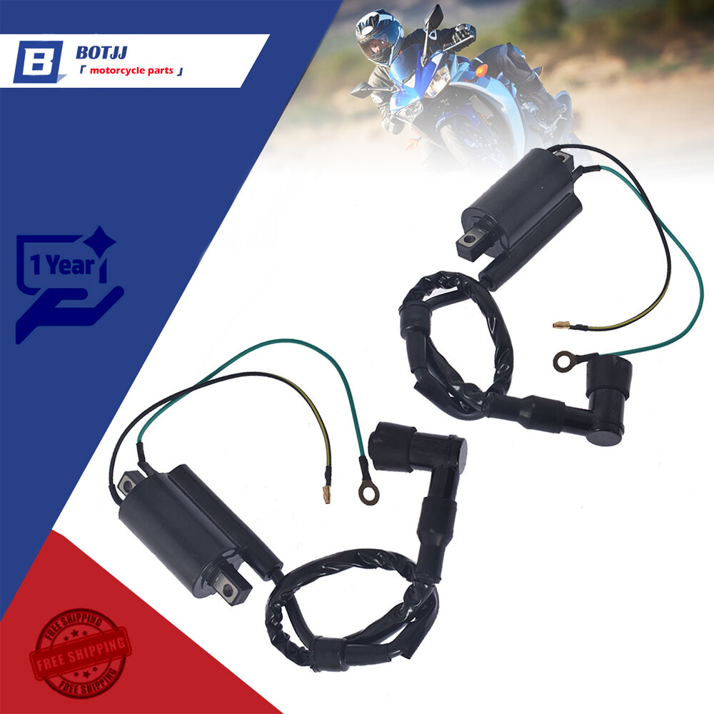 2×Ignition Coil Set For Honda Motorcycle CB350 CL350 SL350 CJ360T CB360T