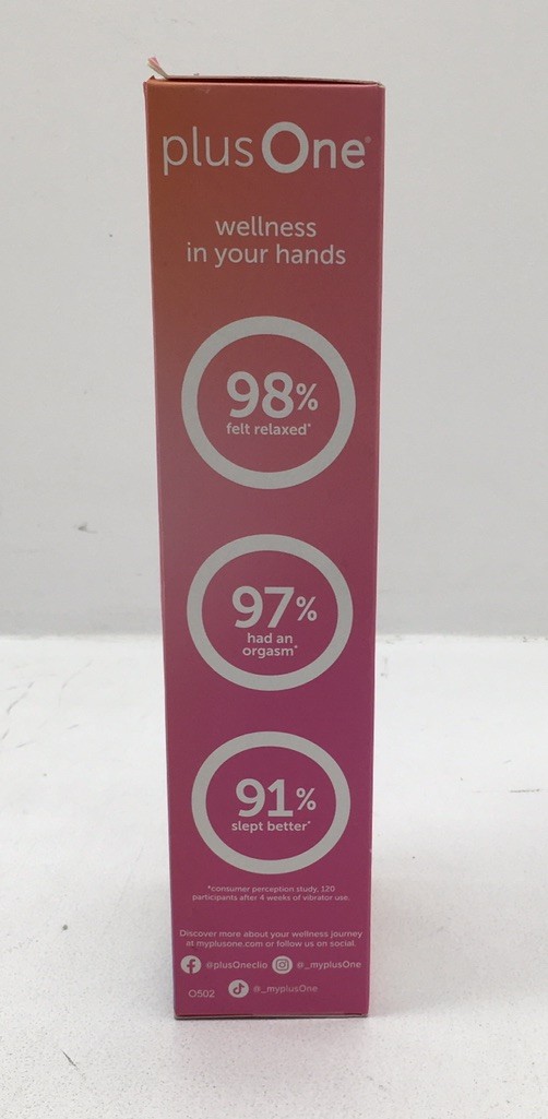 plusOne Waterproof and Rechargeable Dual Rabbit Vibrator Pink