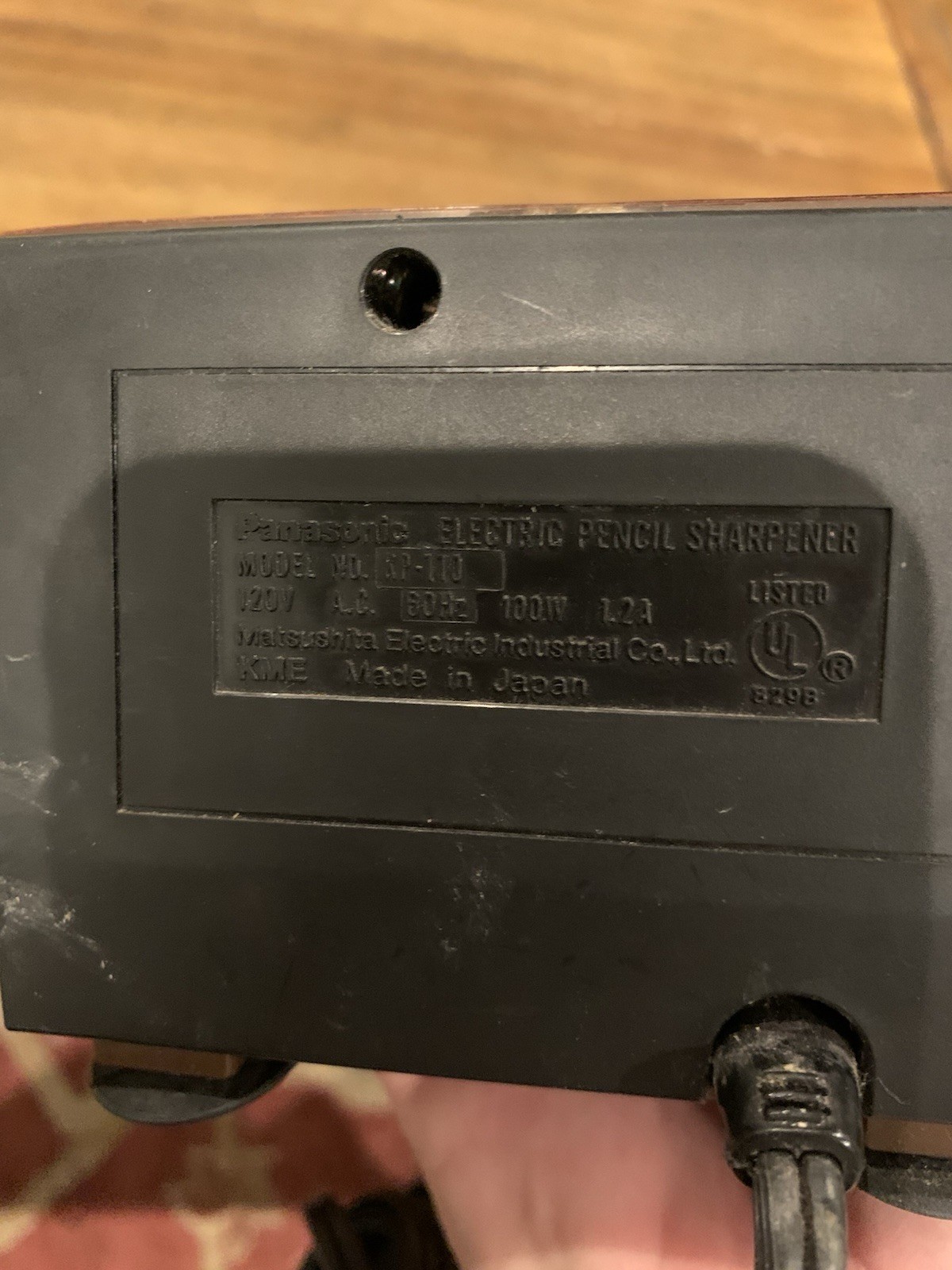 Panasonic KP-110 Auto Stop Electric Pencil Sharpener - Tested Works Great
