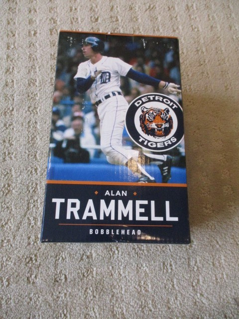 Alan Trammell Bobblehead Detroit Tigers MLB New in Box SGA