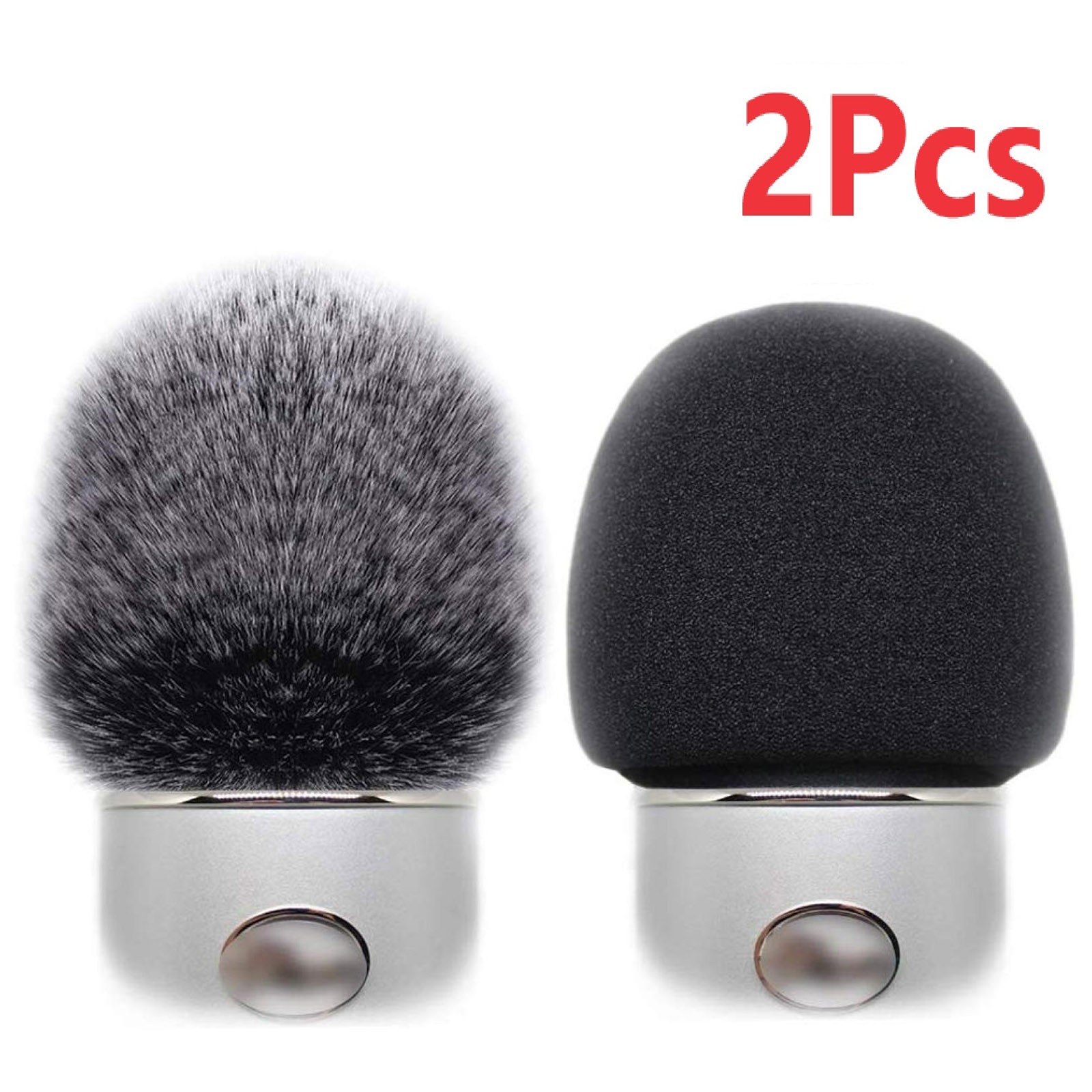 Furry windscreen + Foam windscreen Wind Cover for Blue Yeti Wind Noise Reduction