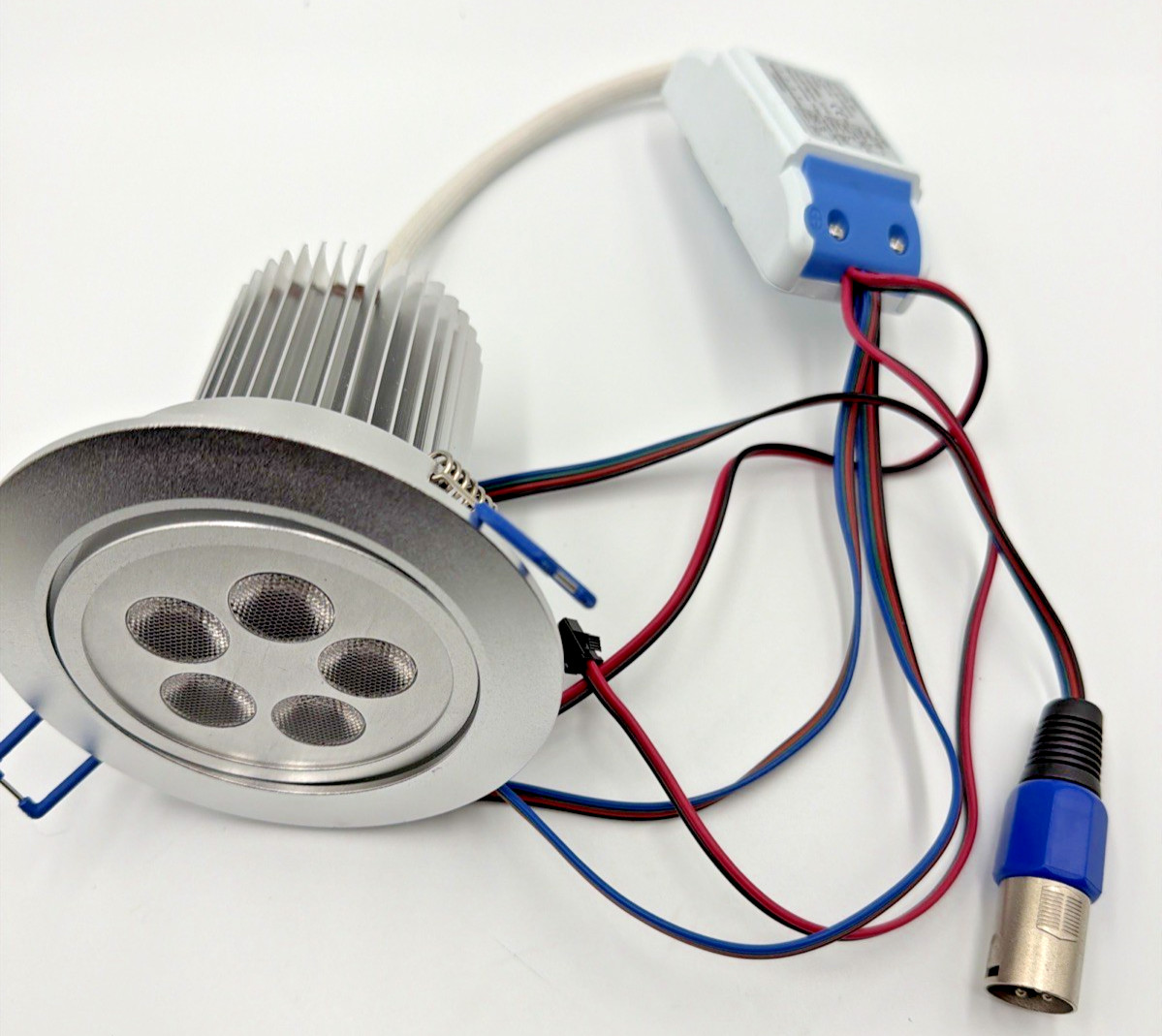 DMX512 DMX LED Can Ceiling Light 5PCS 8W Power 24V DC