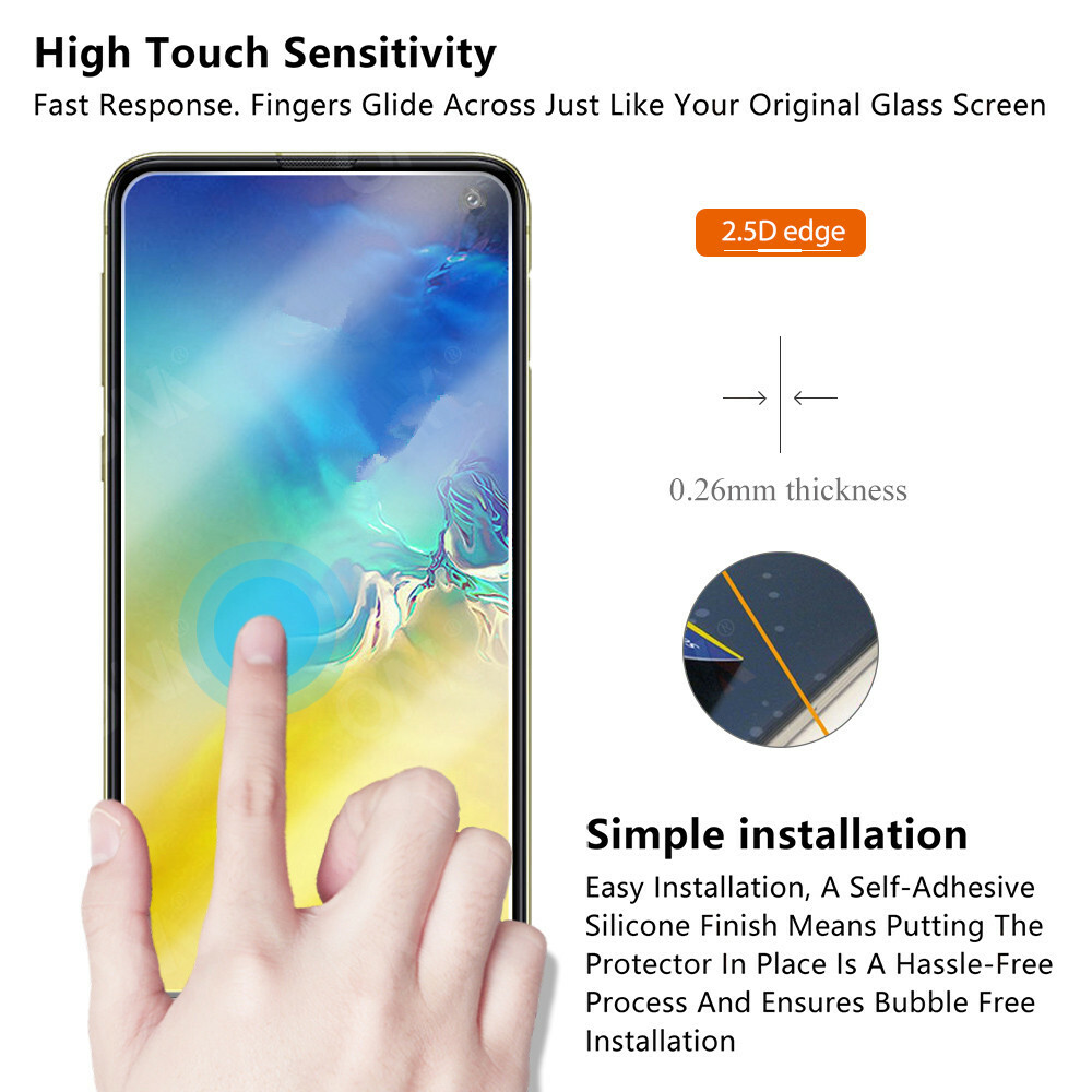For Samsung Galaxy A52 5G Clear Tempered Clear Screen Protector Case Friendly
