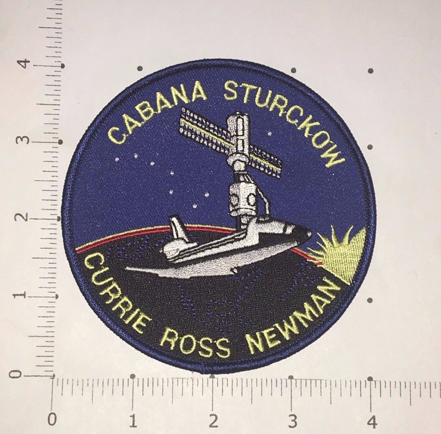 Shuttle Endeavor STS-88 Patch - NASA Cabana Sturckow Currie Ross Newman 1998