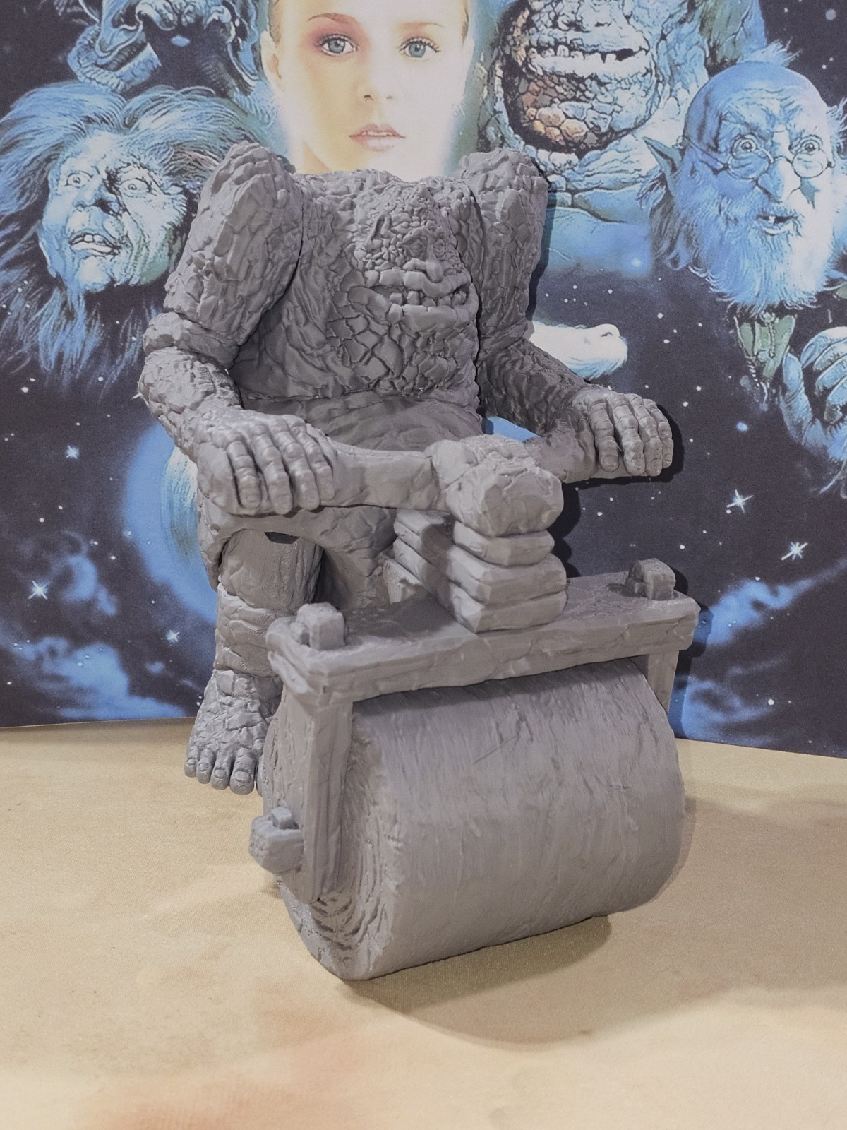 Articulated RockBiter & Bike – Poseable Fantasy Figure  The NeverEnding Story