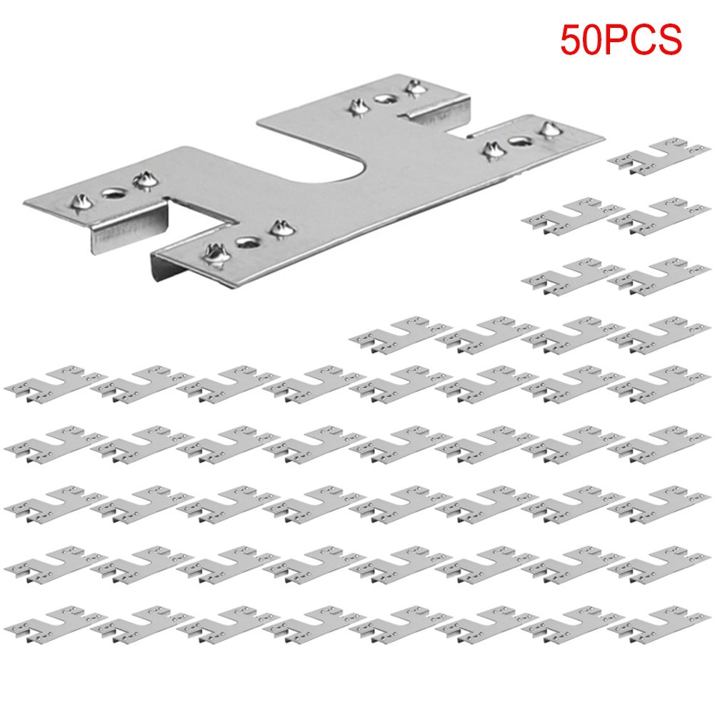 50PCS Stainless Steel Conductive Sheet Washer for Solar Panel Grounding