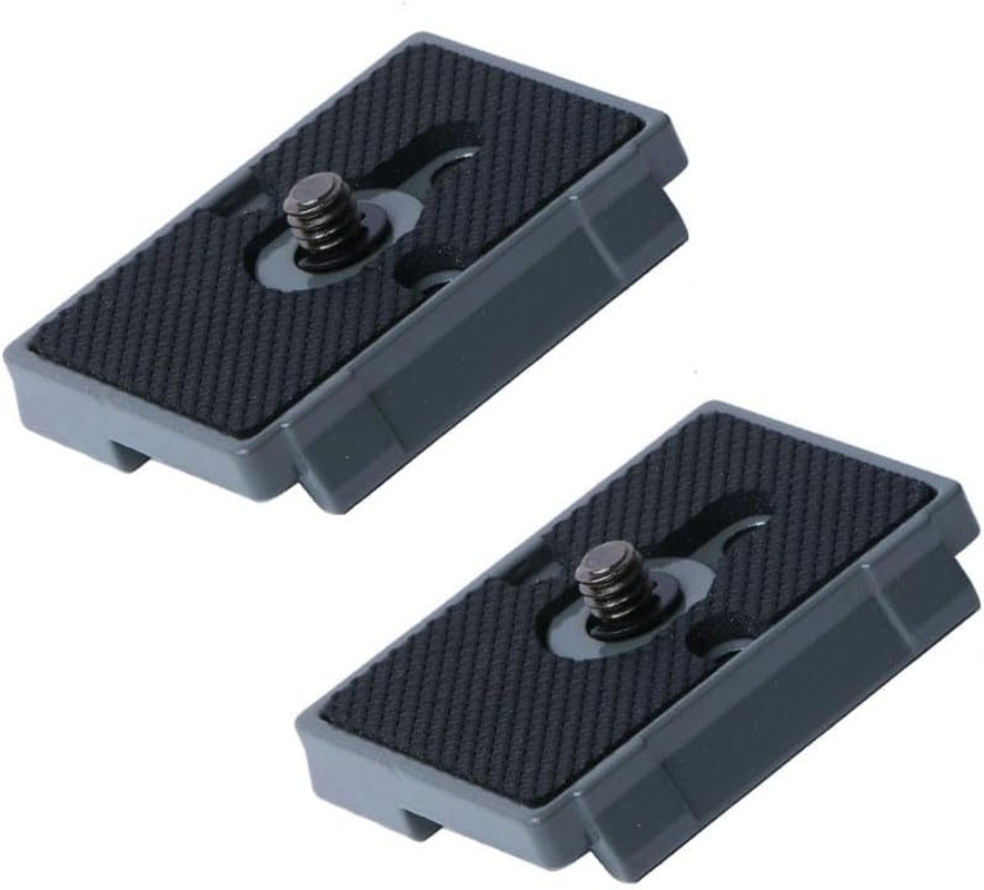 Quick Release Plate 1/4" Screw Compatible with Manfrotto 200PL-14 322RC2 324RC2