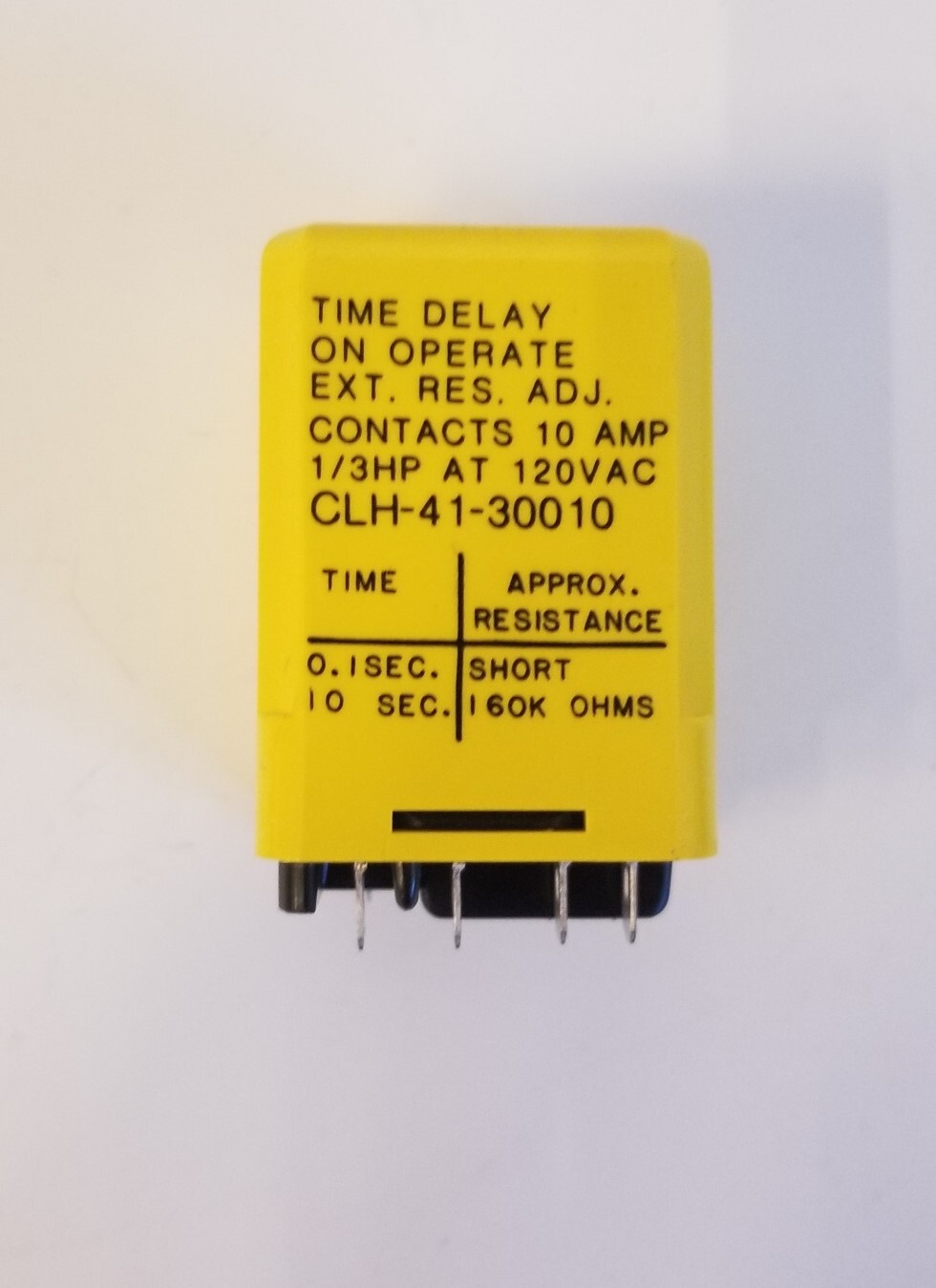 Potter & Brumfield CLH-41-30010 Time Delay Relay, Used
