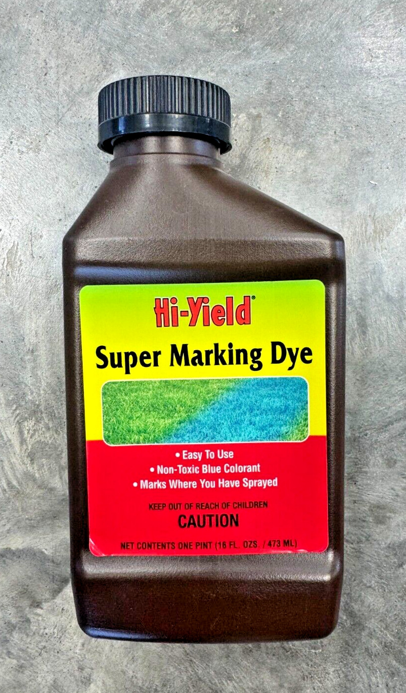 Hi-Yield Super Marking Dye 16 oz blue colorant marker mark lawn