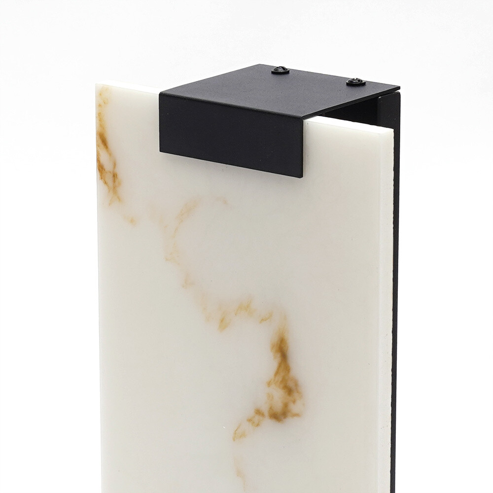 Marble Wall Light Hand Carved Alabaster Rectangular Sconce LED Indoor Wall Lamp