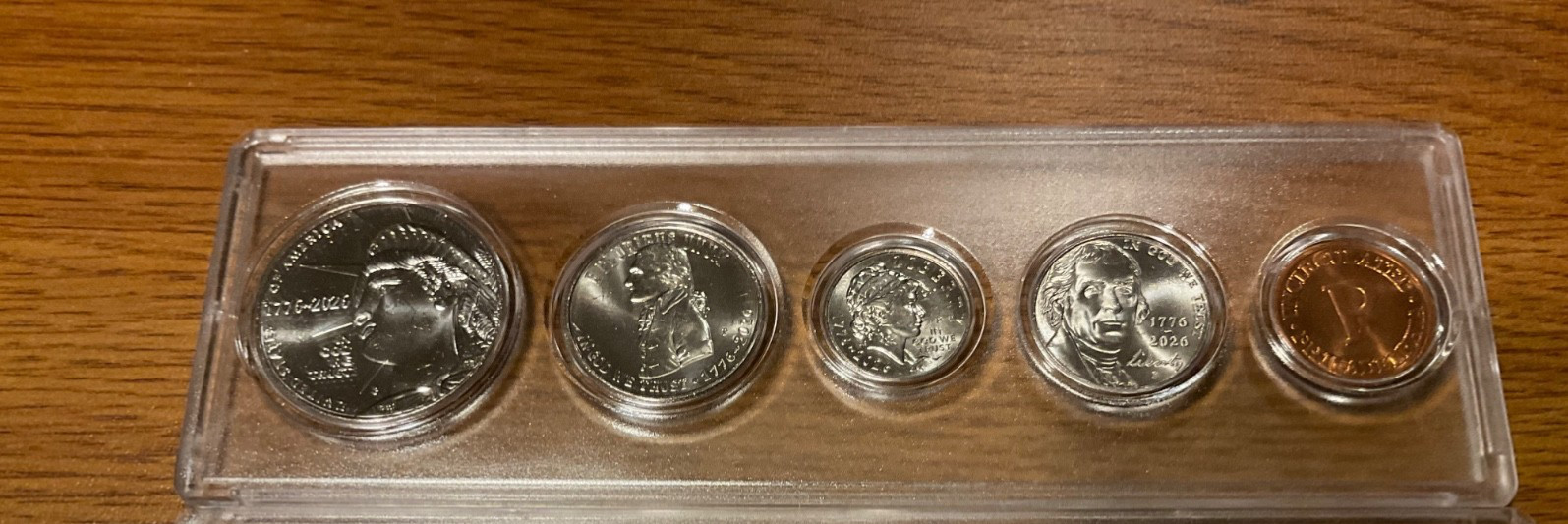 2026 P  Mint Set, Birth Set in New Holder; 4 BU/MS Coins; Half Dollar - Nickel