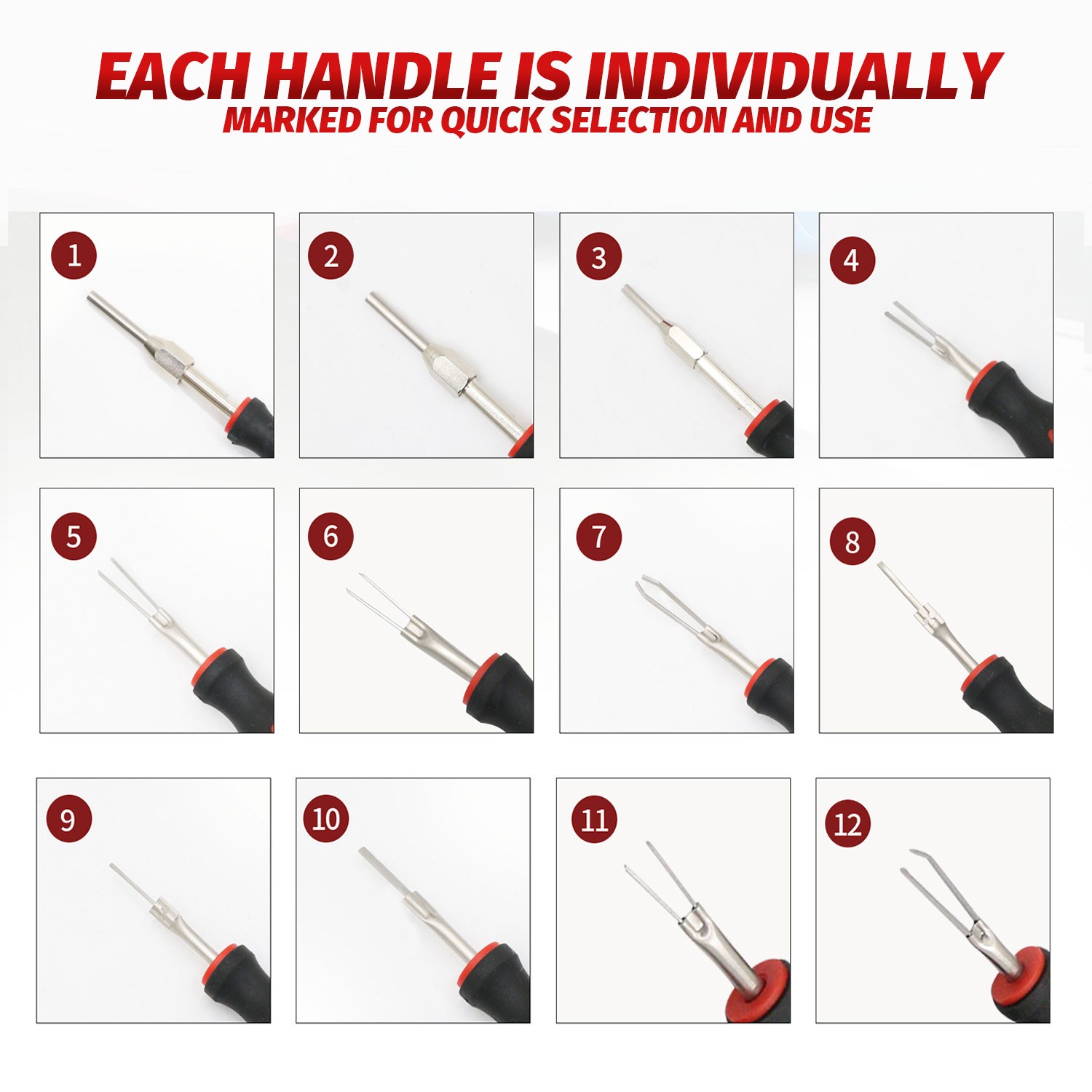 23Pc Universal Terminal Connector Release Kit Extractor Removal Pin Release Tool