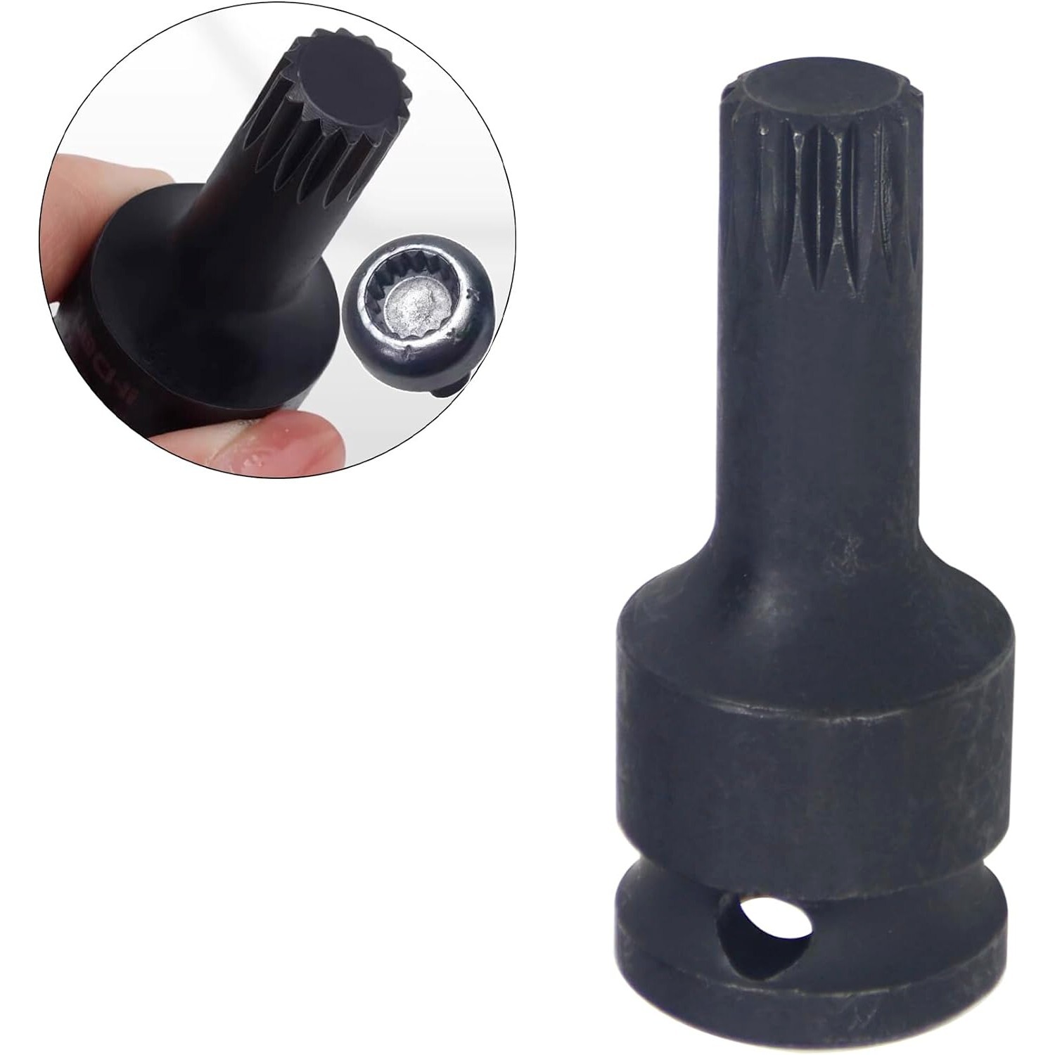 Car Seat Screw Removal Socket Remove Tool 1/2" Dr 16 Teeth Socket Bit FOR BMW X7