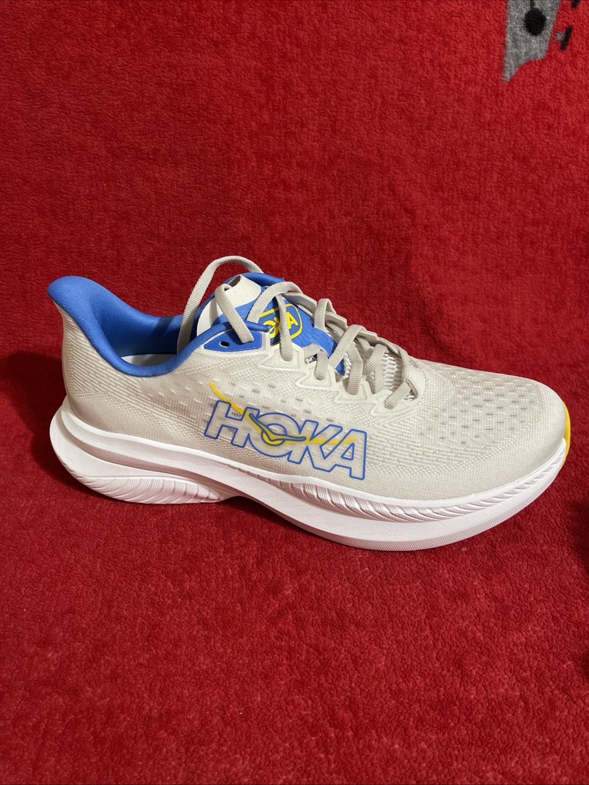 Hoka One Mach 6 Running Shoes Frost Gold 1147790-FTG Size 8.5 Men’s/ 10 Women’s