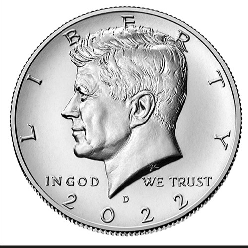 2022 (D) Uncirculated Kennedy Half Dollar Single Coin