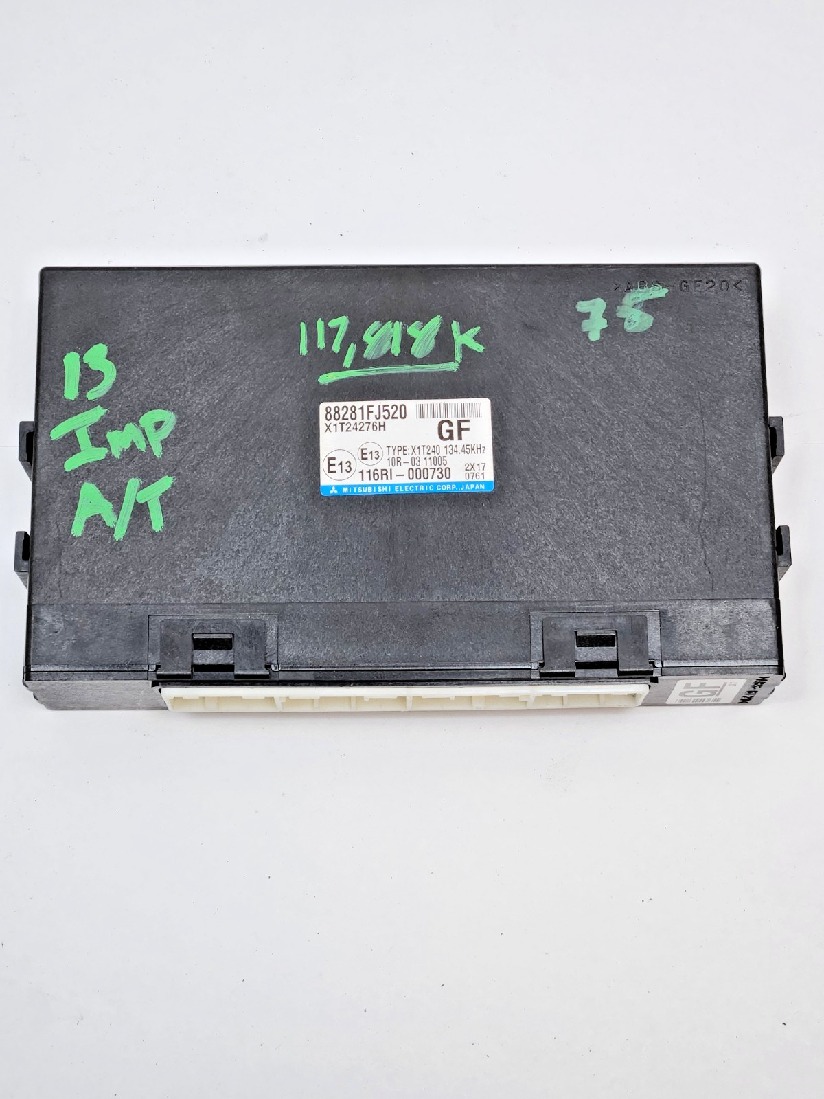 2013 Subaru Crosstrek Impreza Integrate Multifunction Computer OEM 88281FJ520