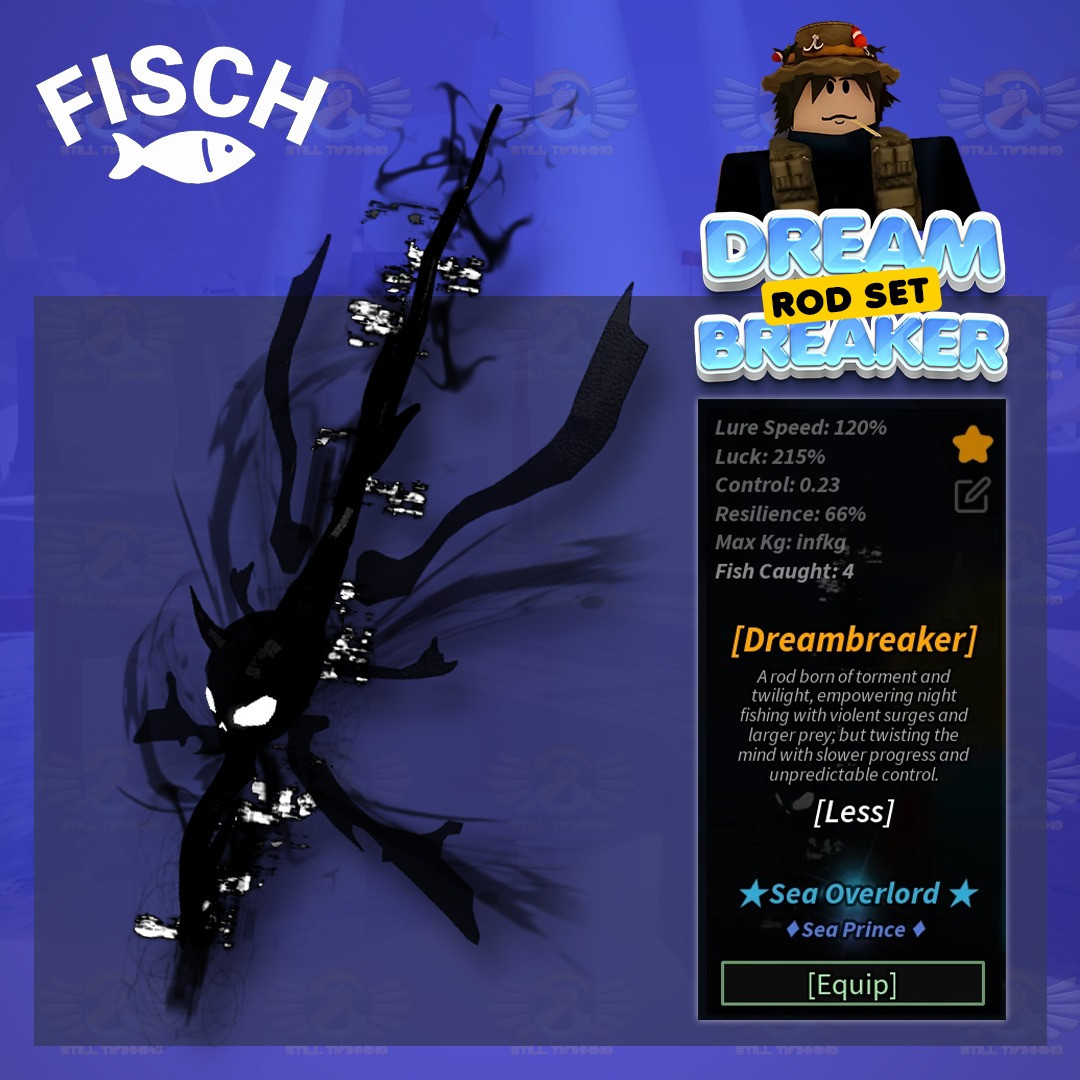 Cheapest Full Dreambreaker Rod Set - Fisch