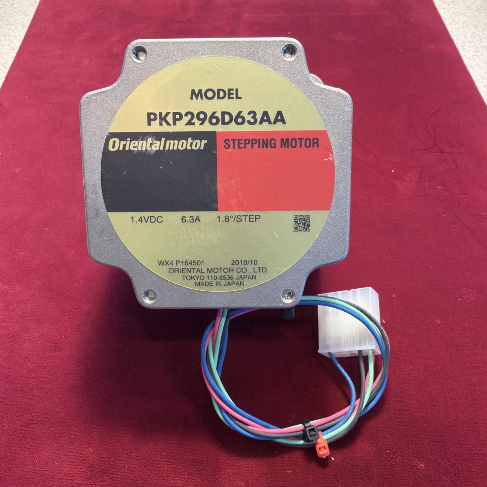 Oriental Motor Stepper Motor Model PKP296D63AA 1.8 Degree, 6.3A