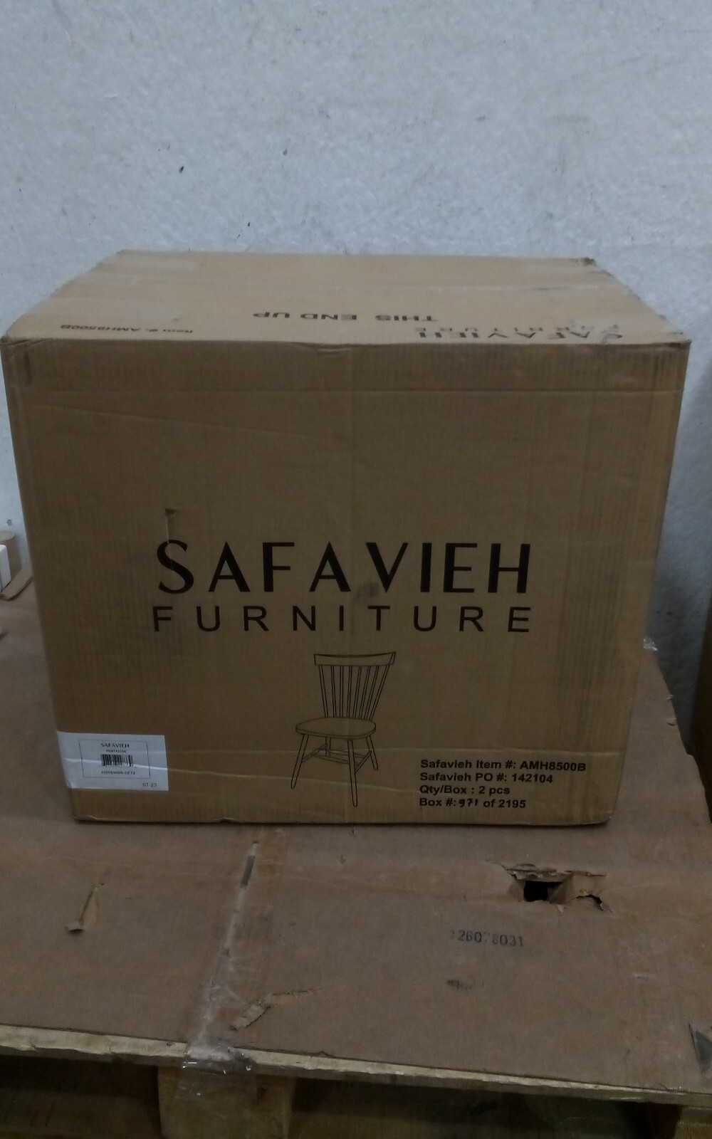 Safavieh PARKER SPINDEL SIDE CHAIR, Reduced Price 2172726109 AMH8500B