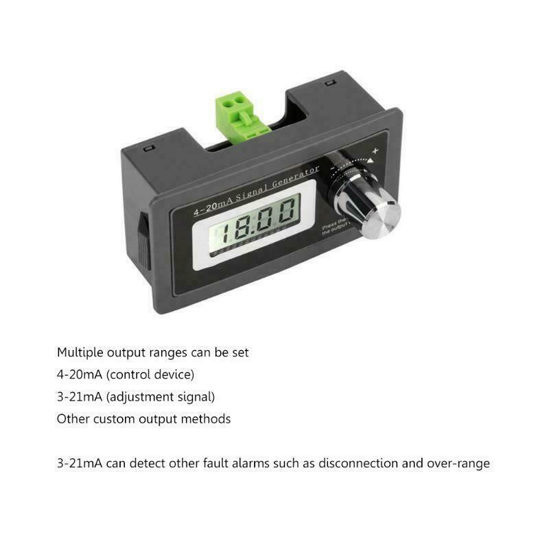 2-wire 4-20mA Current Loop Signal Generator Panel-mounted Current Transducer