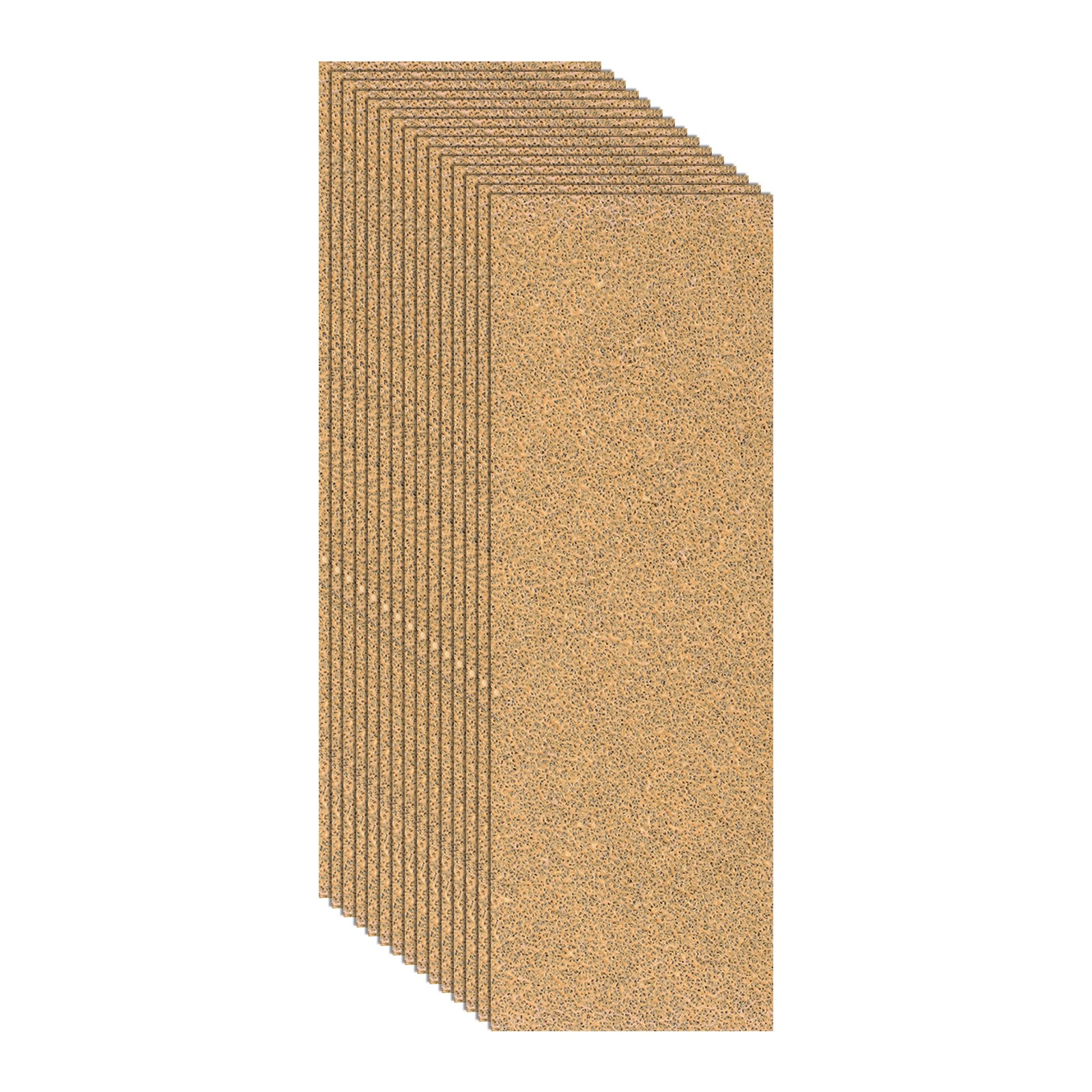 15 Pack 1.2" x 3.5" Sandpaper, 40 Grit Sand Papers for Wood Furniture Floor