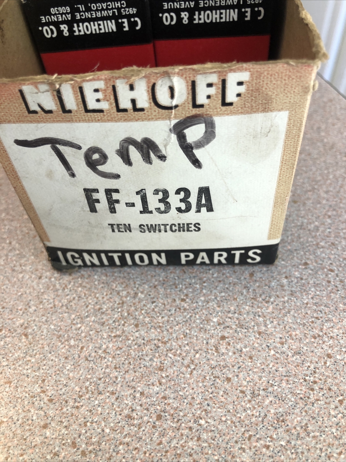 Niehoff FF134A Temp Sender New Old Stock