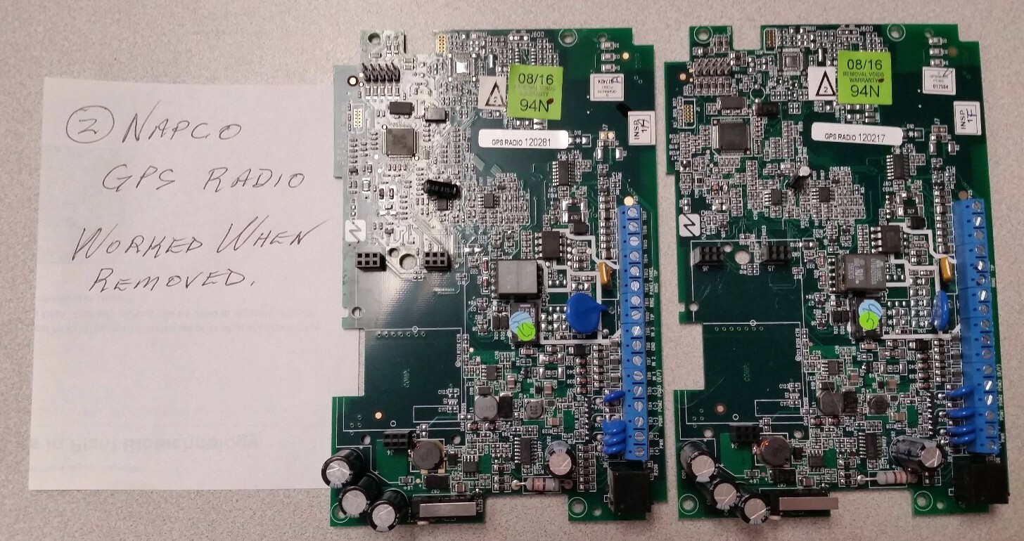 Lot Napco GPS Radio/CDMA Circuit Boards/Parts Lot Price for 30