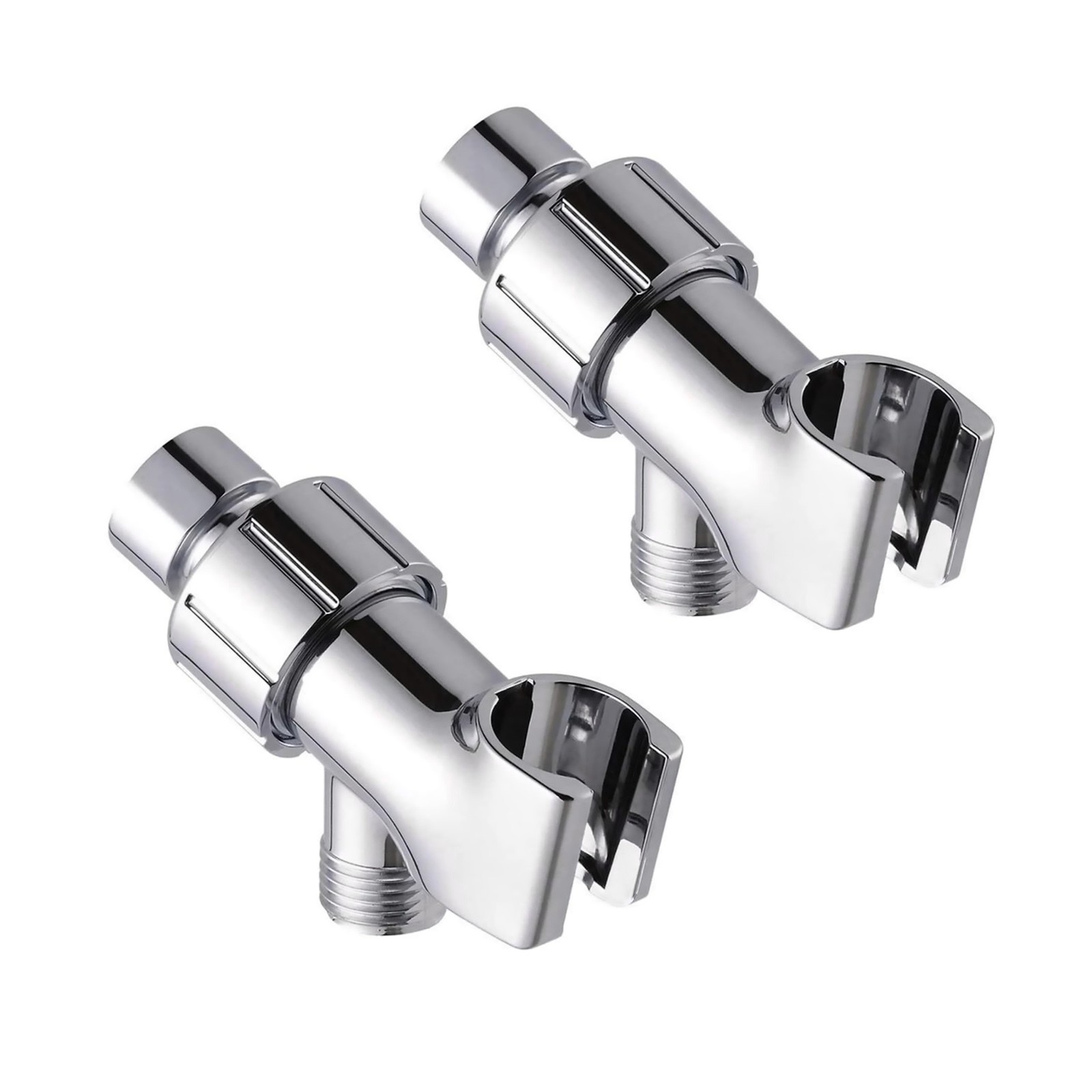 360° Adjustable Shower Arm Bracket Swivel Joint for Handheld Shower 2 Packs