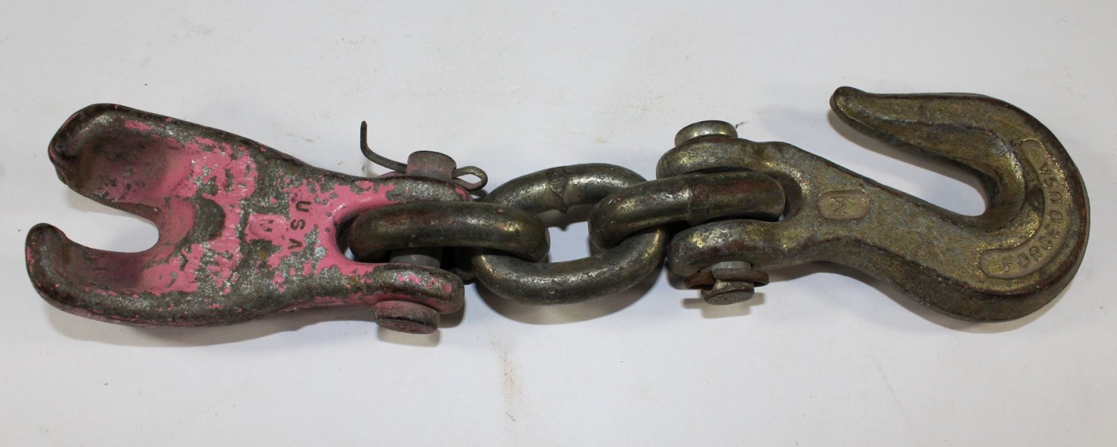 3/8" Clevis Claw Hook chain & 3/8 T-80 grab hook USA Mo Clamp?