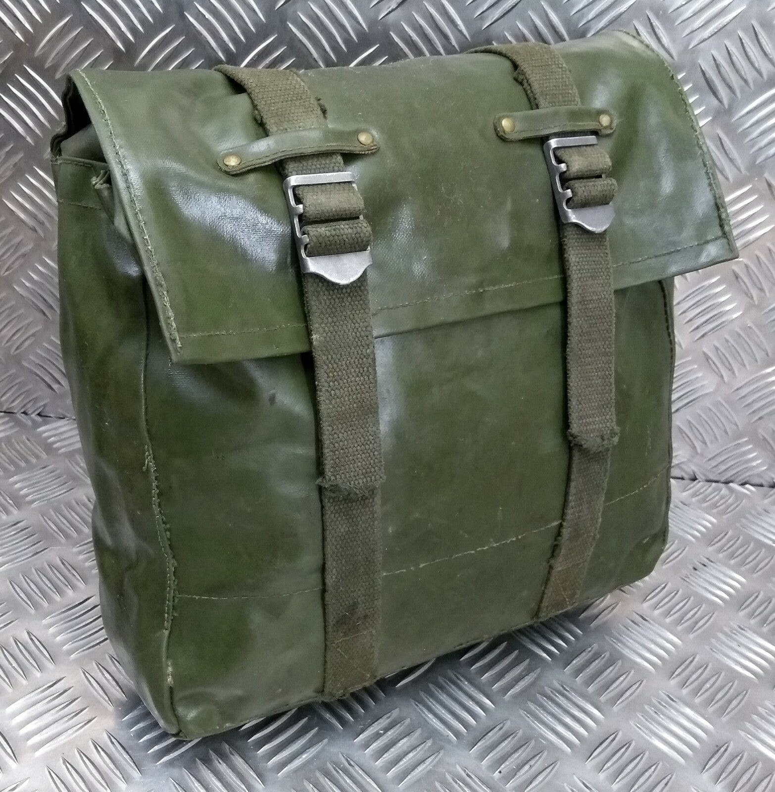 Vintage Pack Vinyl Heavy Duty Back Pack Pannier Side Bag