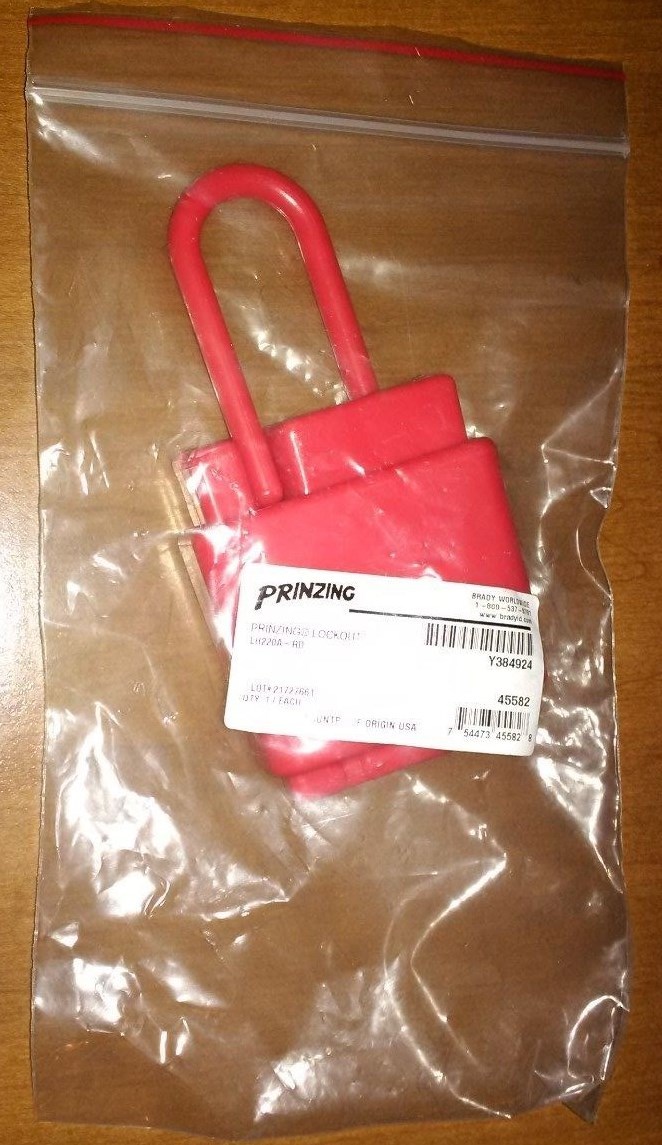 Prinzing LH220A Lockout Hasp Red Zenoy