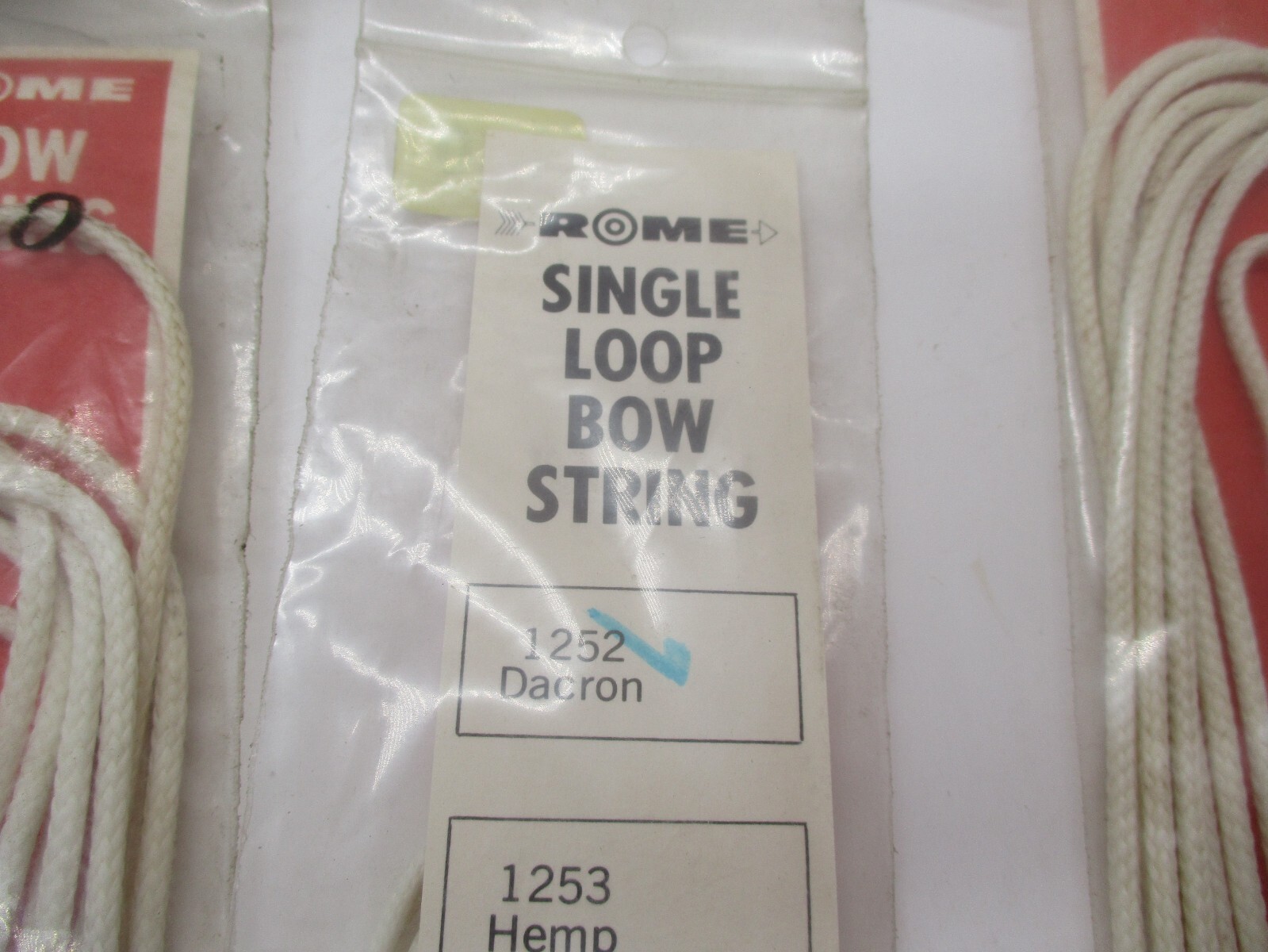 16 Vintage "ROME" Single Loop Bow Strings -Rome Sporting Goods Rome, New York