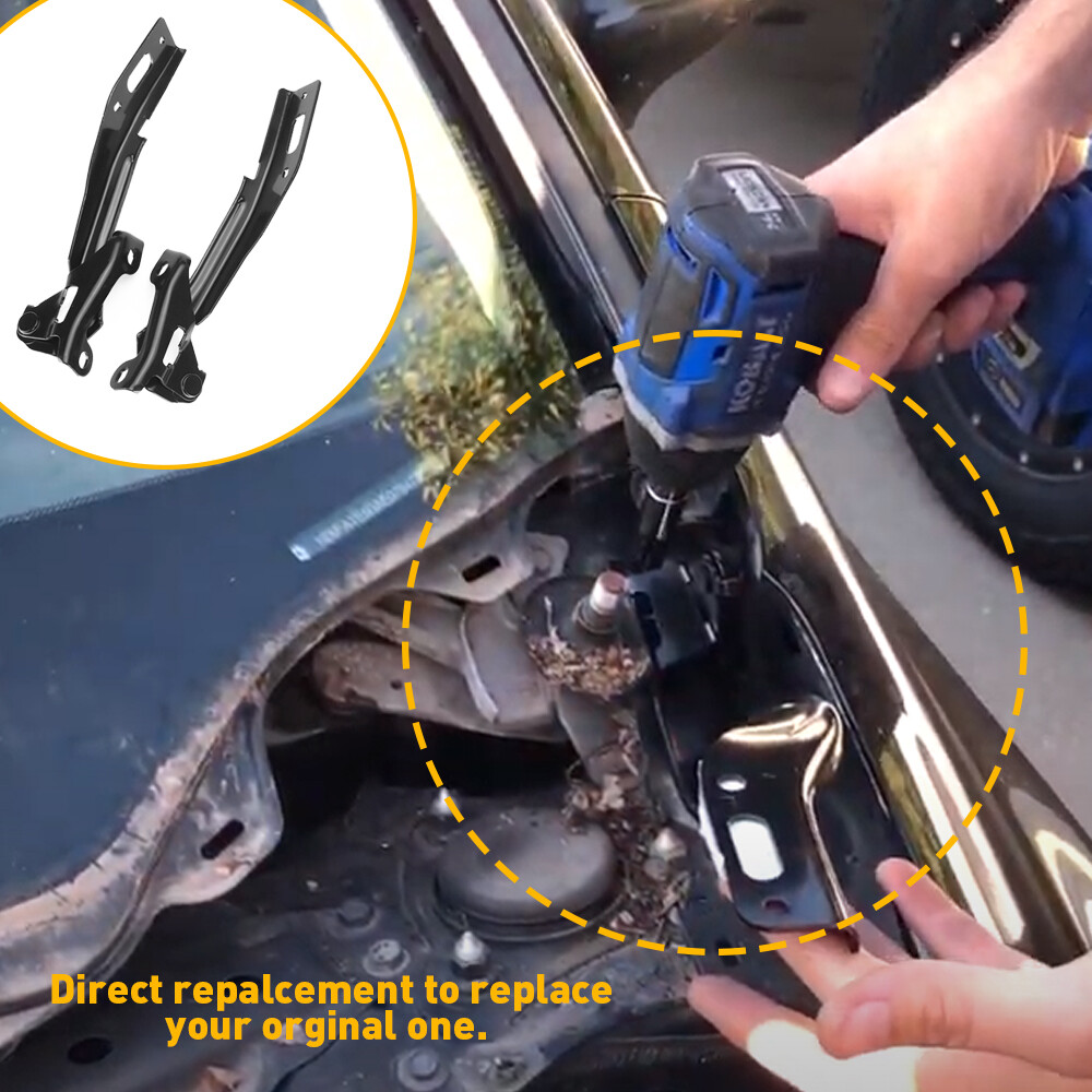 Hood Hinges Left & Right Side For 2012 2013 2014 2015 Honda Civic