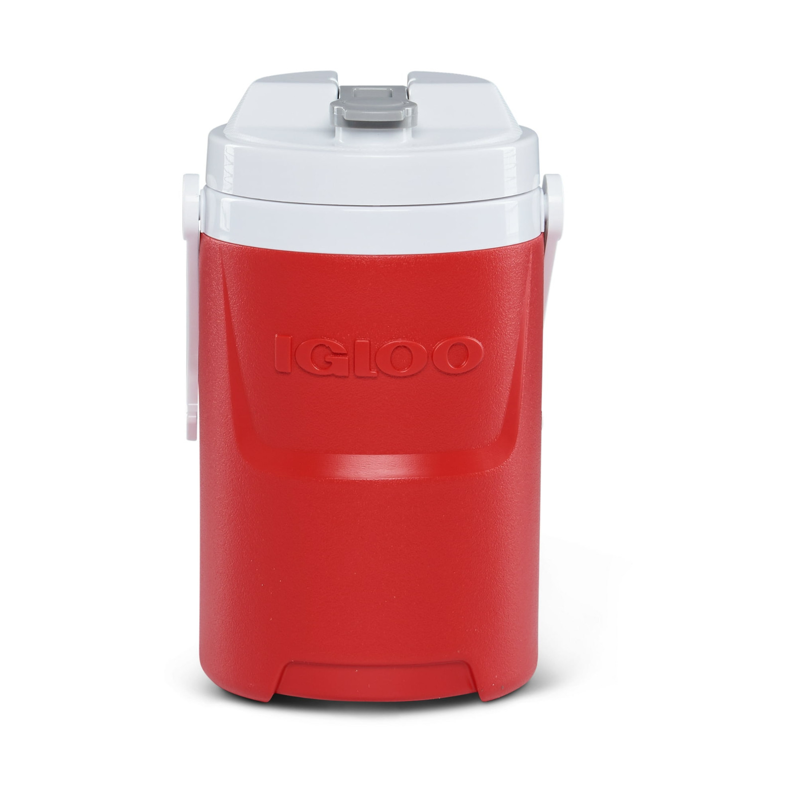 Igloo 1/2 Gallon Sports Beverage Plastic Jug with Hooks Red/Charcoal Gray